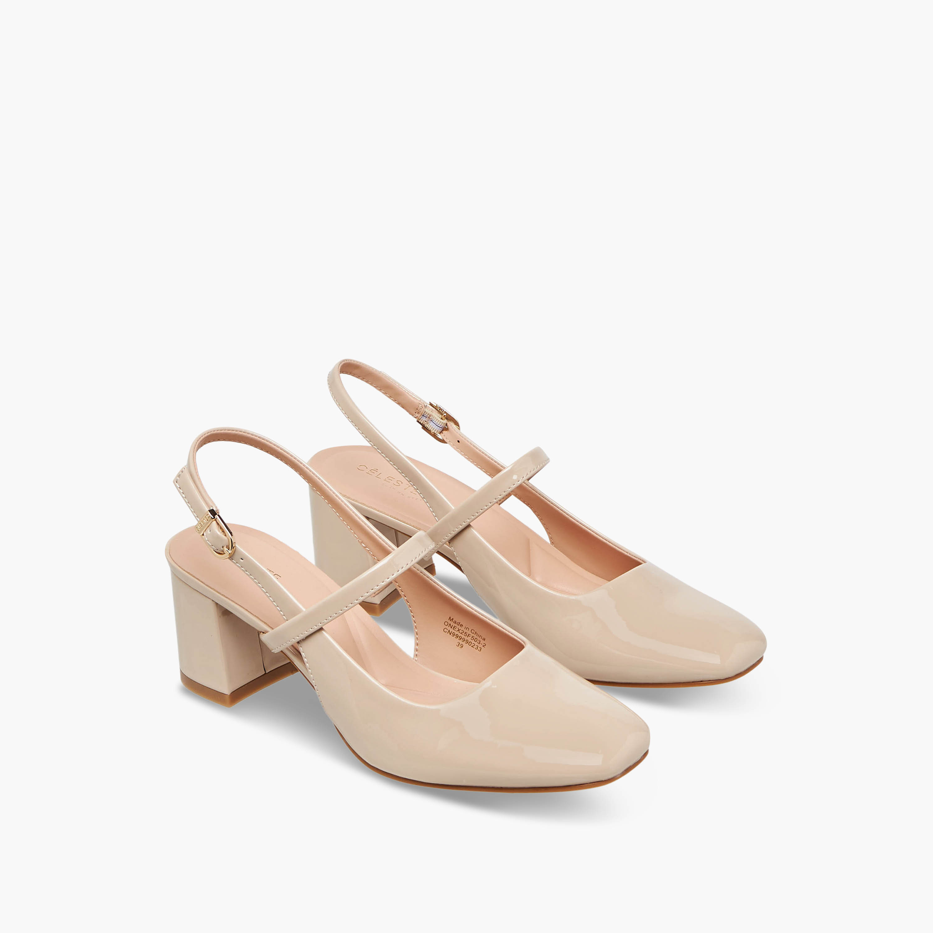 حذاء بكعب سميك للنساء من سيليست-women-shoes-heels-image-1