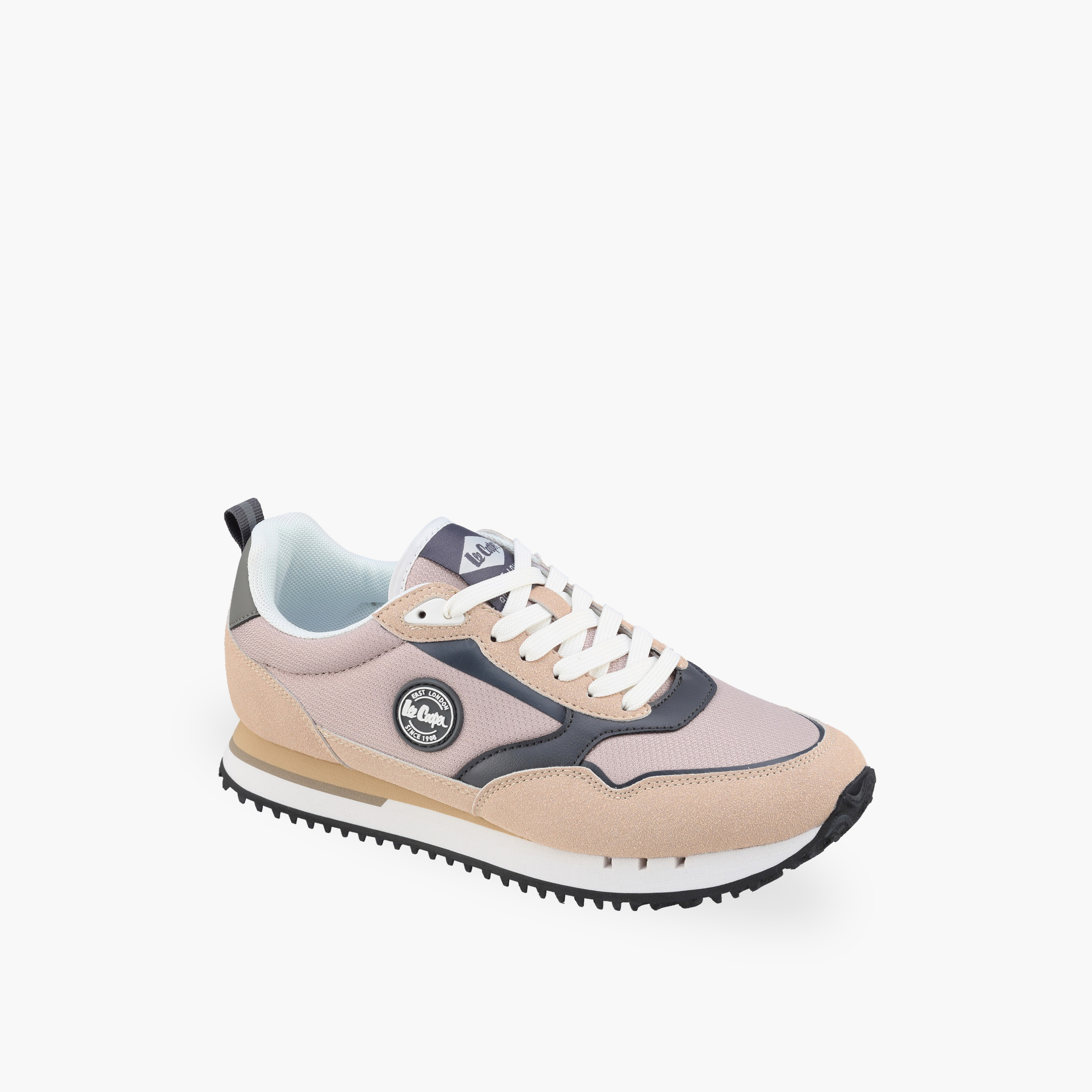 حذاء سنيكرز كاحل برباط وشعار للنساء من لي كوبر-women-shoes-sneakers-image-2