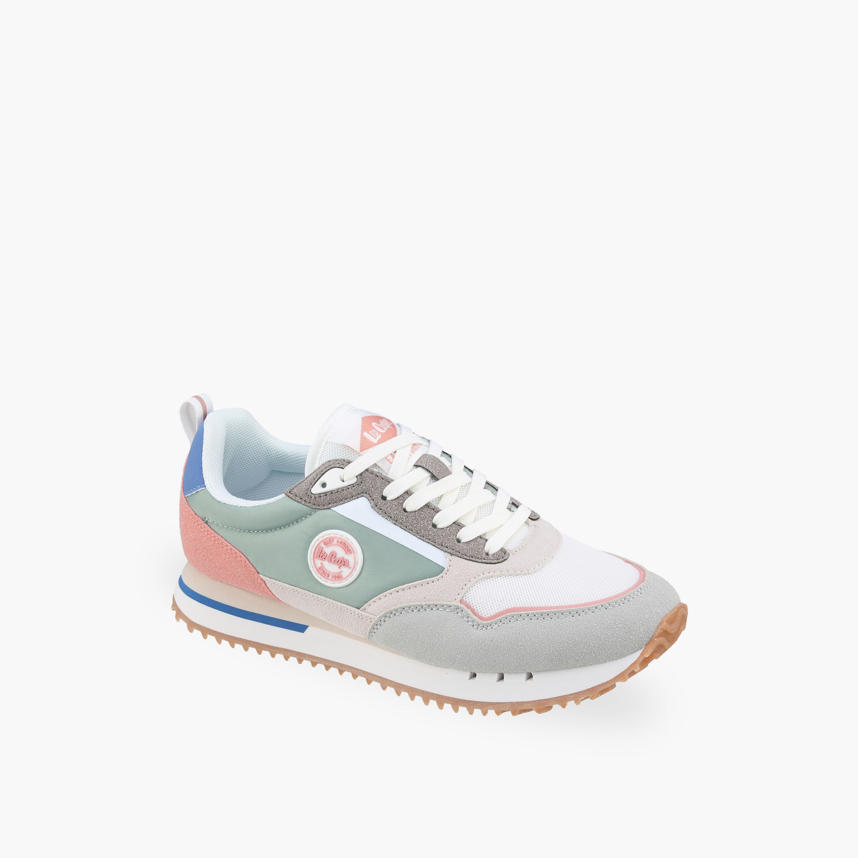 Lee Cooper Women Logo Detail Lace-Up Ankle Sneakers-women-shoes-sneakers-image-2