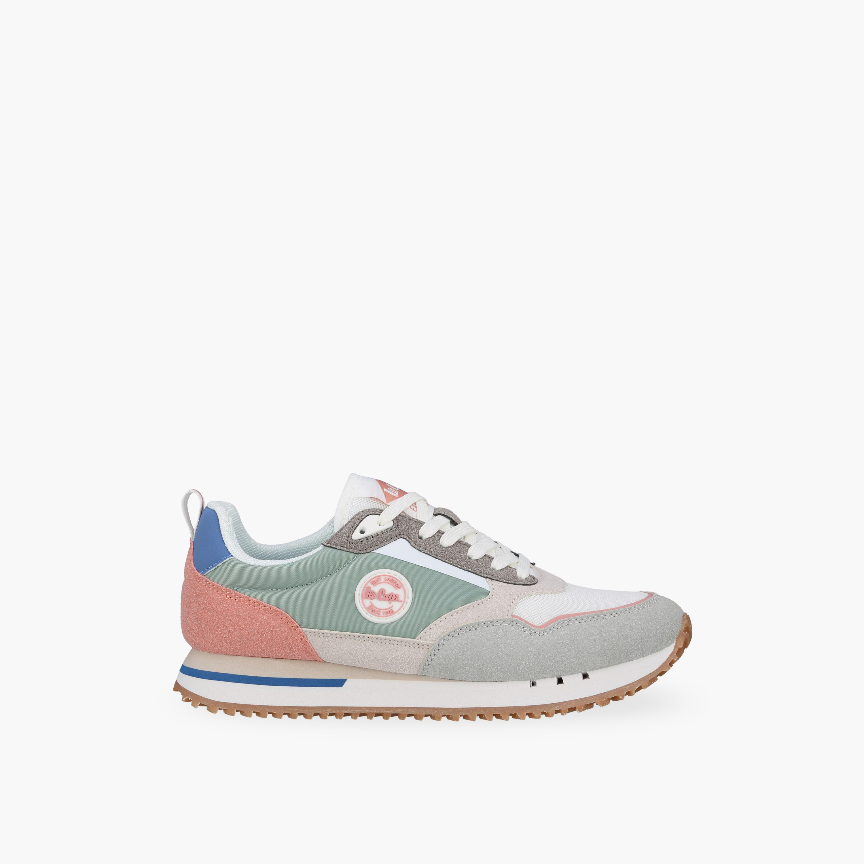 Lee Cooper Women Logo Detail Lace-Up Ankle Sneakers-women-shoes-sneakers-image-3