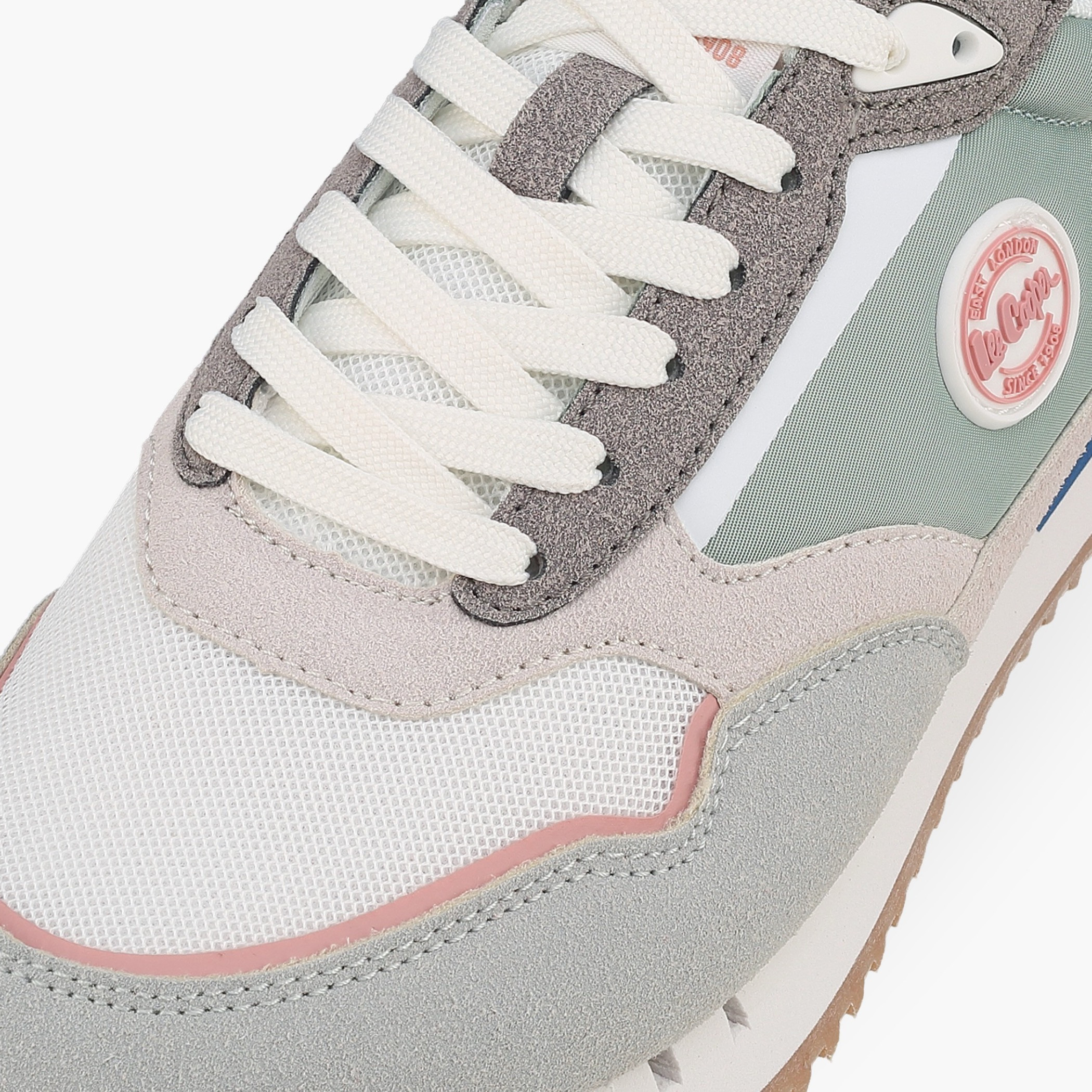 Lee Cooper Women Logo Detail Lace-Up Ankle Sneakers-women-shoes-sneakers-image-4