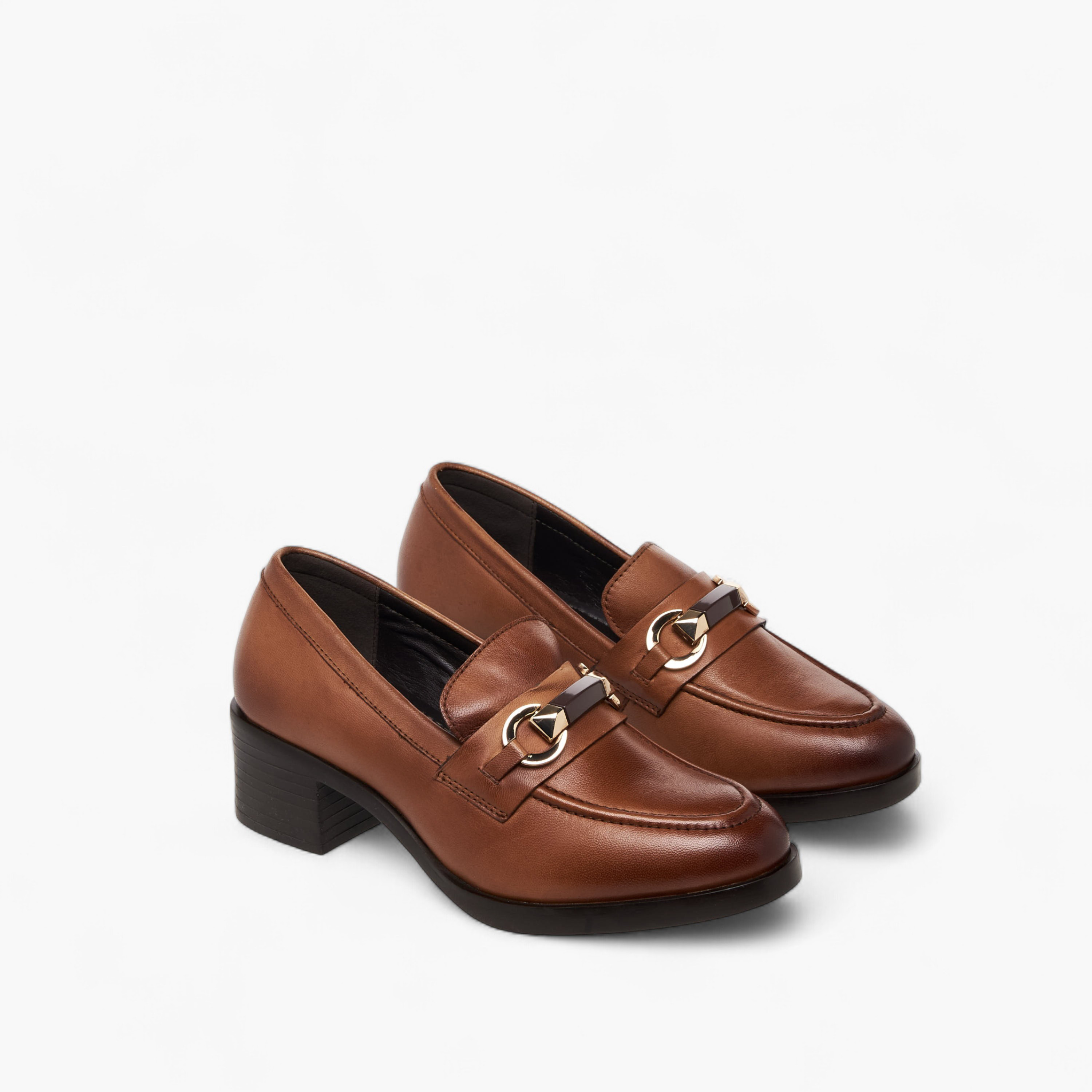 Paprika Women Block Heel Loafers-women-shoes-heels-image-1