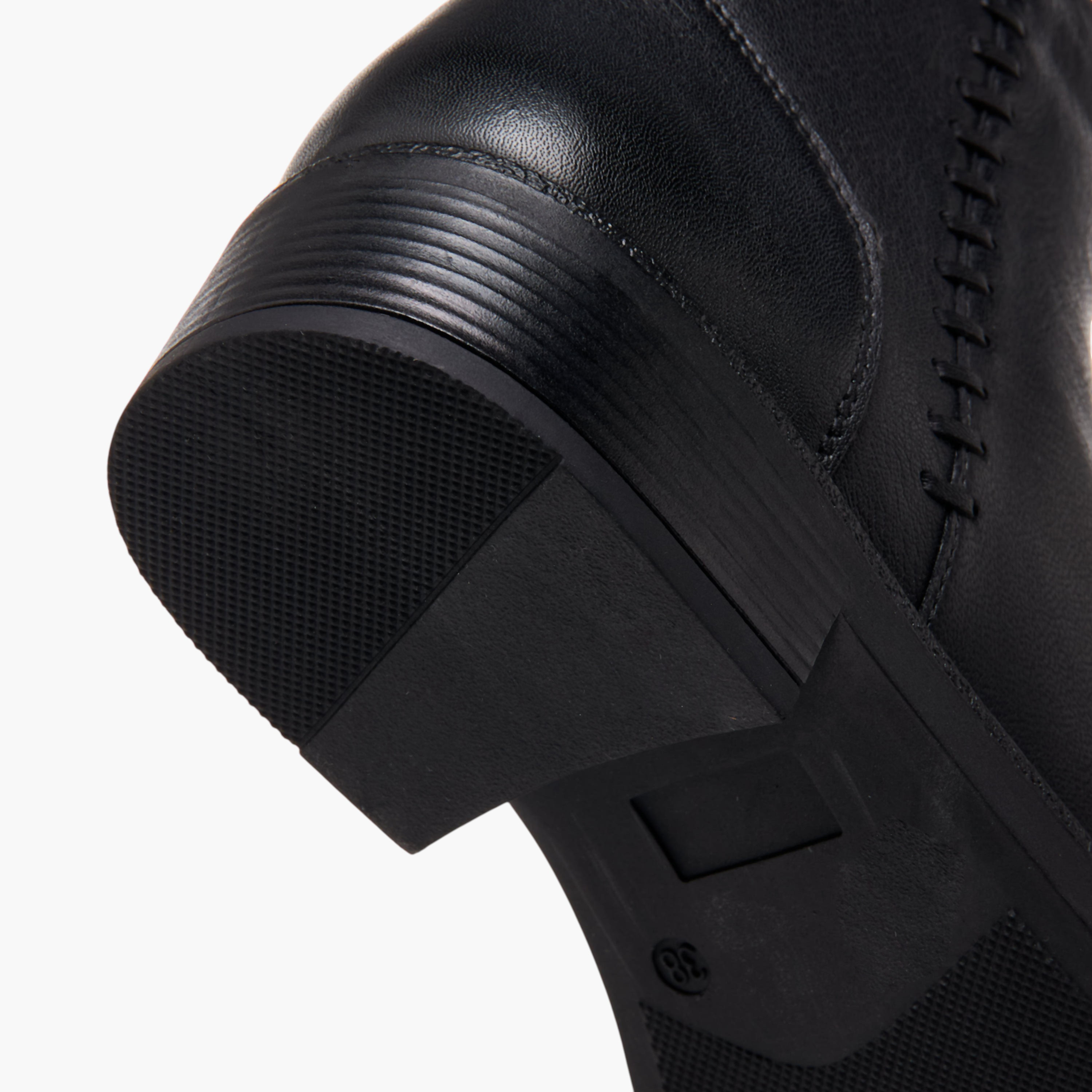 Paprika Women Leather Ankle Boots with Block Heel-women-shoes-boots-image-5