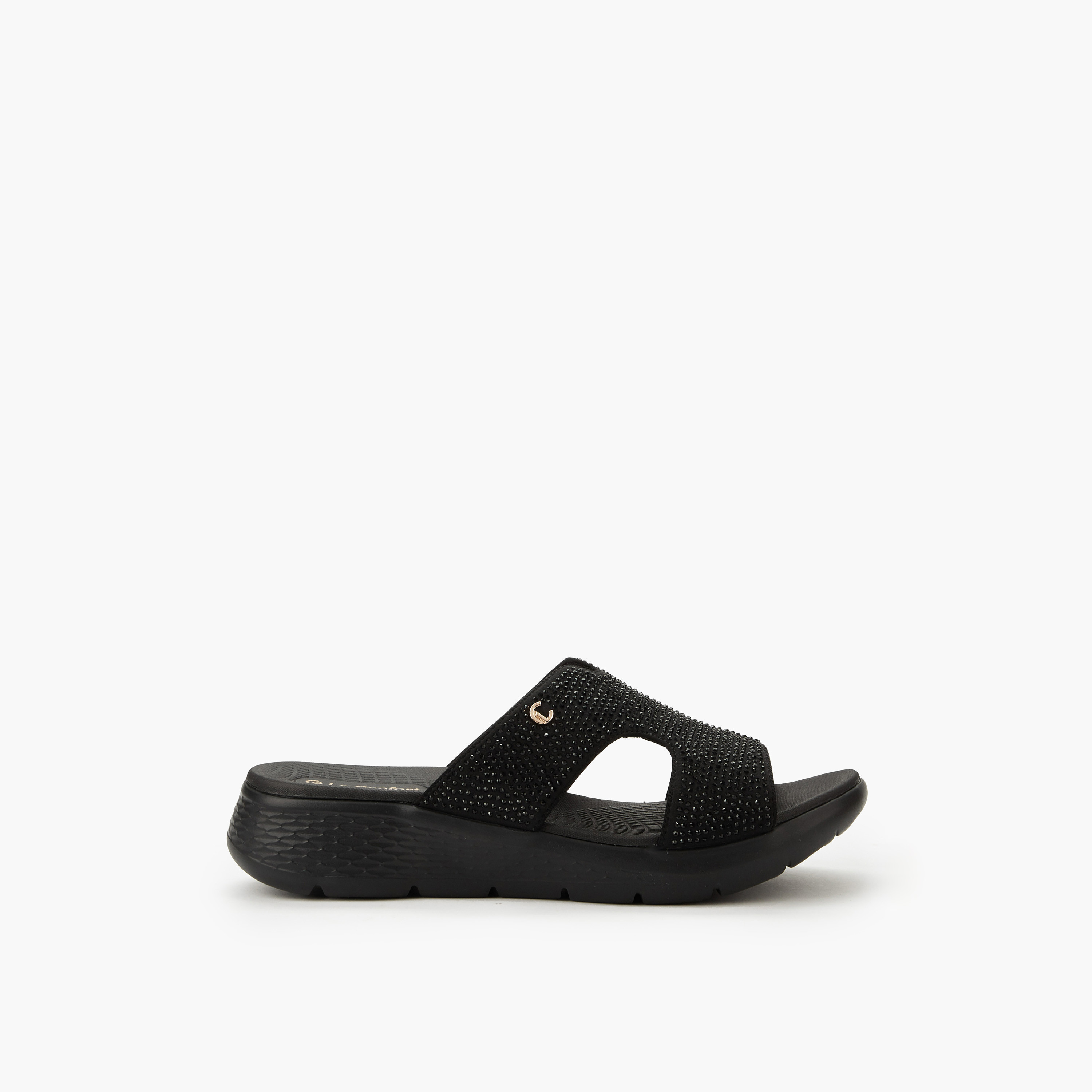 شبشب مزين للنساء من لو كونفورت-women-shoes-sandals-heeled-image-5