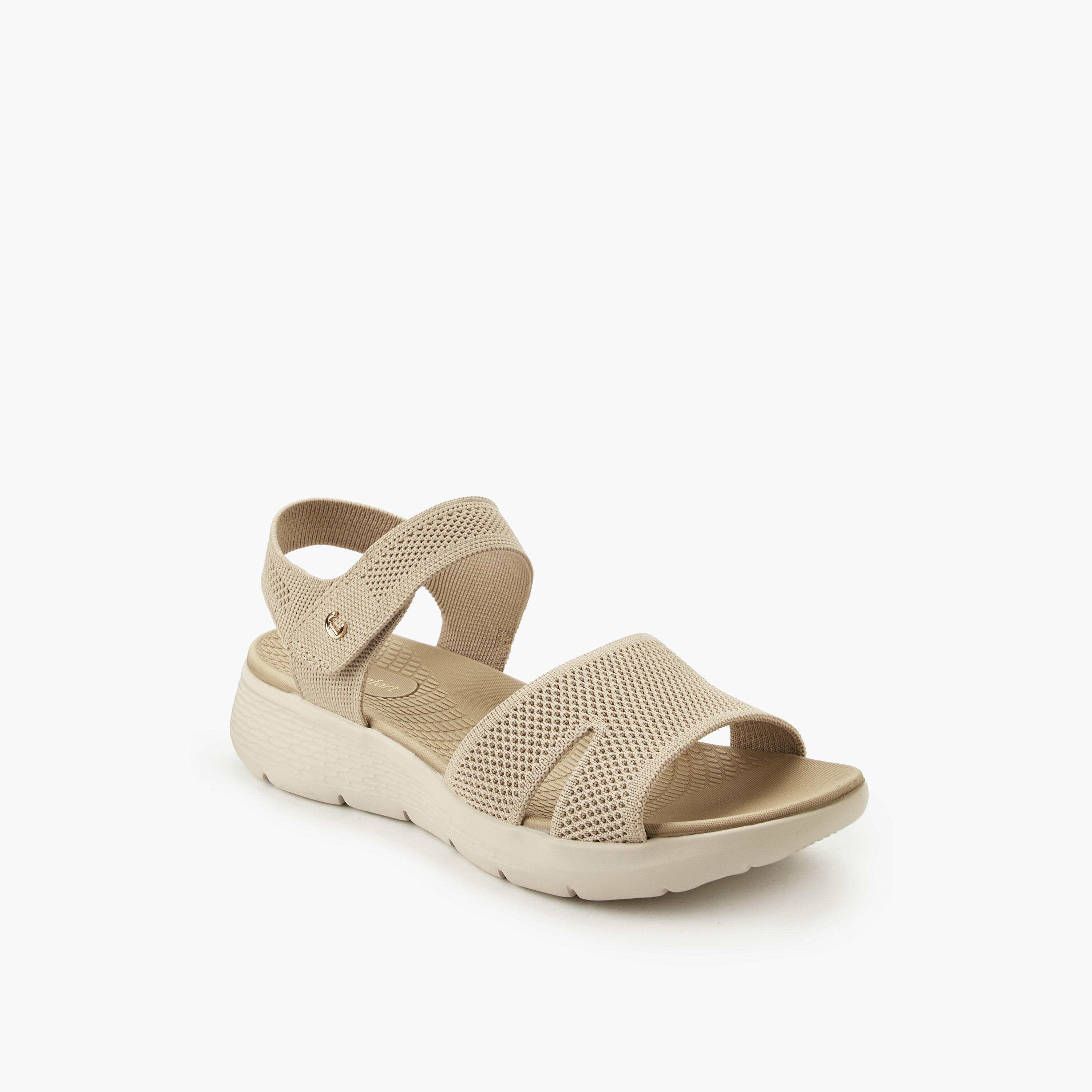 Le Confort Women Hook & Loop Strap Sandals-women-shoes-sandals-heeled-image-3
