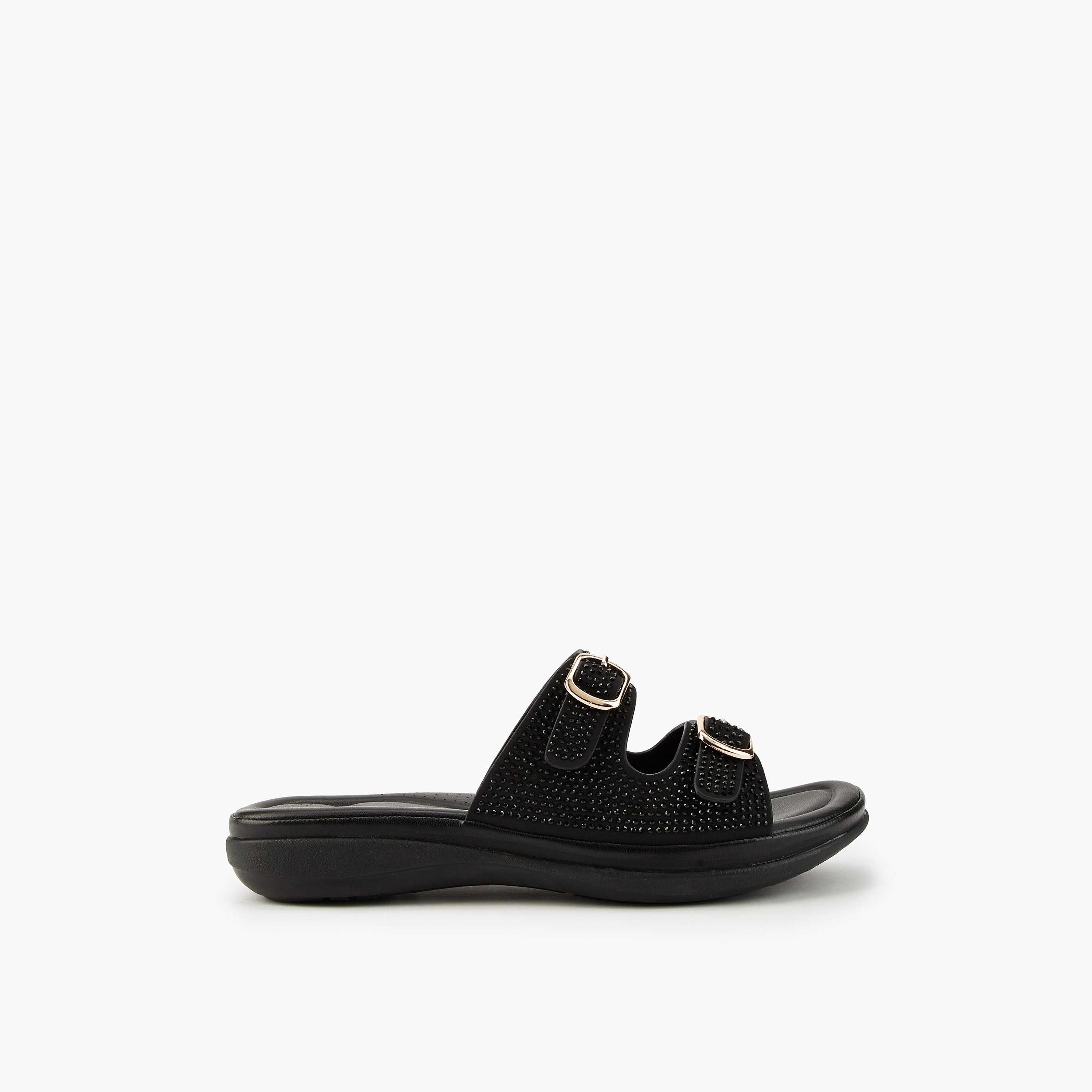 صندل سهل الارتداء مزين بتفاصيل إبزيم من فلورا بيلا-women-shoes-flats-sandals-image-4