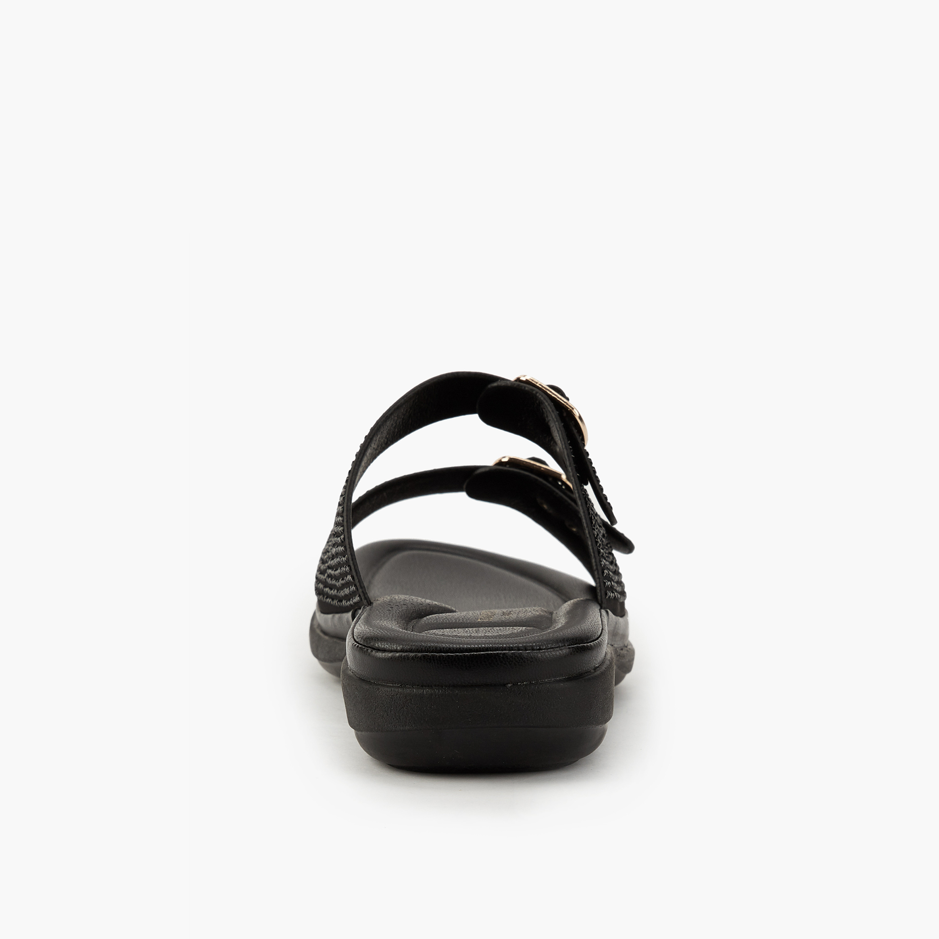 صندل سهل الارتداء مزين بتفاصيل إبزيم من فلورا بيلا-women-shoes-flats-sandals-image-1
