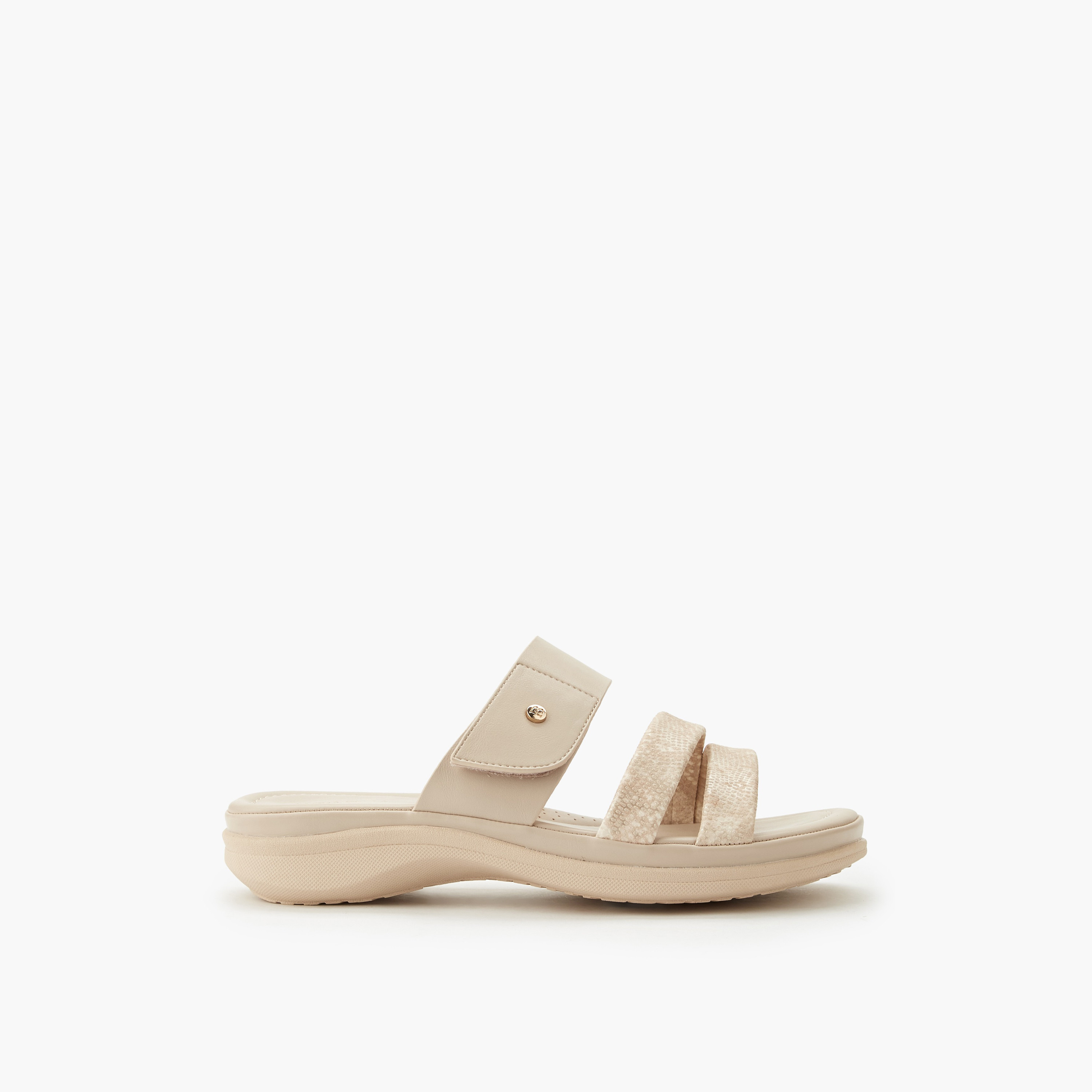 Flora Bella Women Textured Slip-On Sandals-women-shoes-flats-sandals-image-2