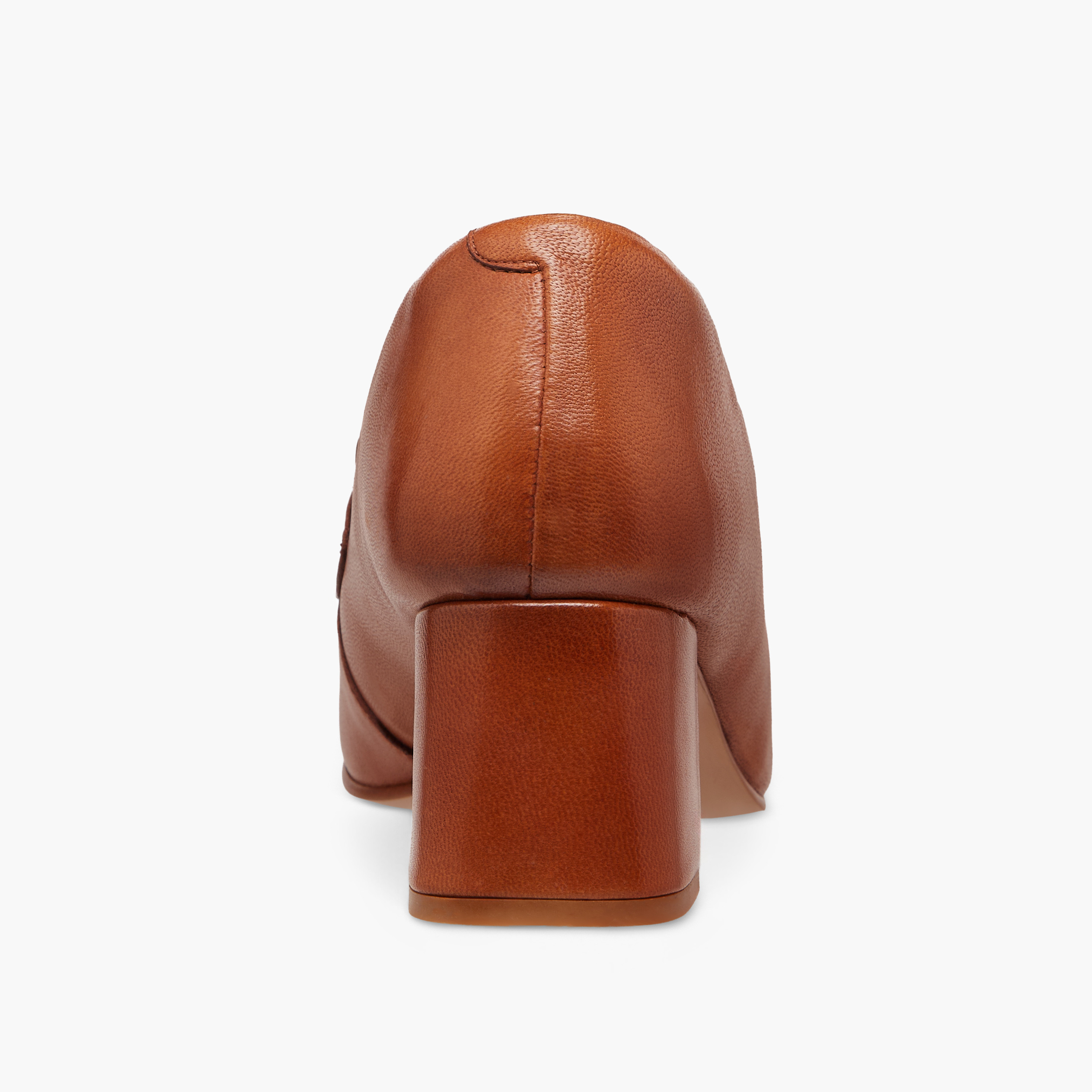 Paprika Metallic Accent Slip-On Loafers with Block Heels-women-shoes-heels-image-5