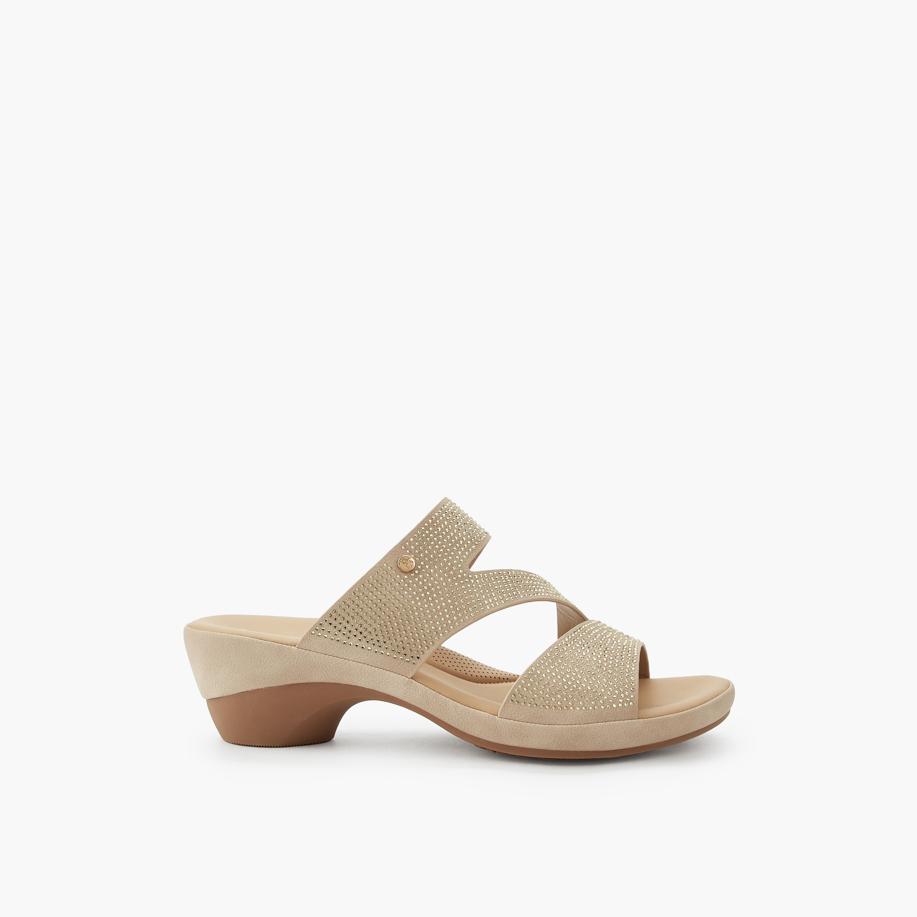 صندل بكعب عريض مزين للنساء من فلورا بيلا-women-shoes-sandals-heeled-image-3