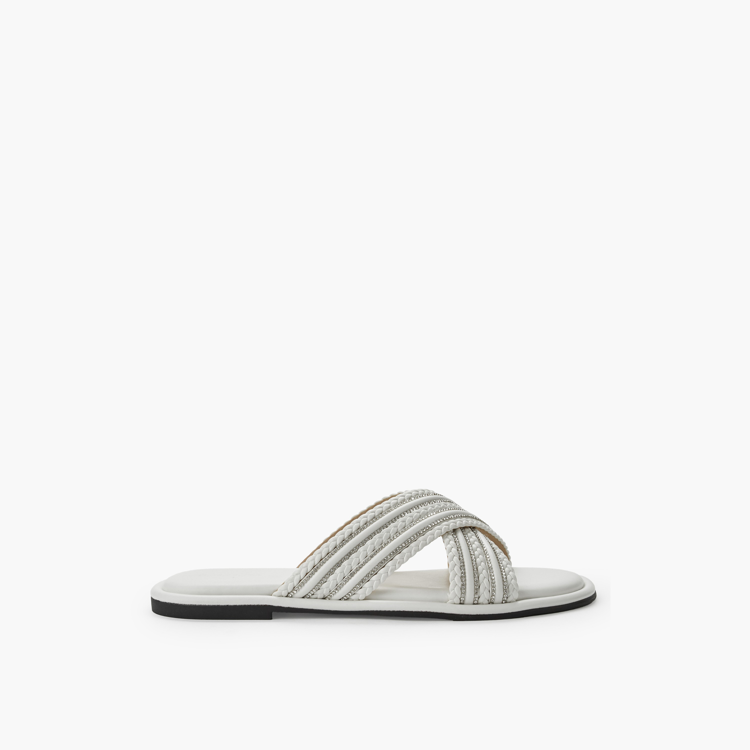 صندل مزين بحزام متقاطع للنساء من فلورا بيلا-women-shoes-flats-sandals-image-3