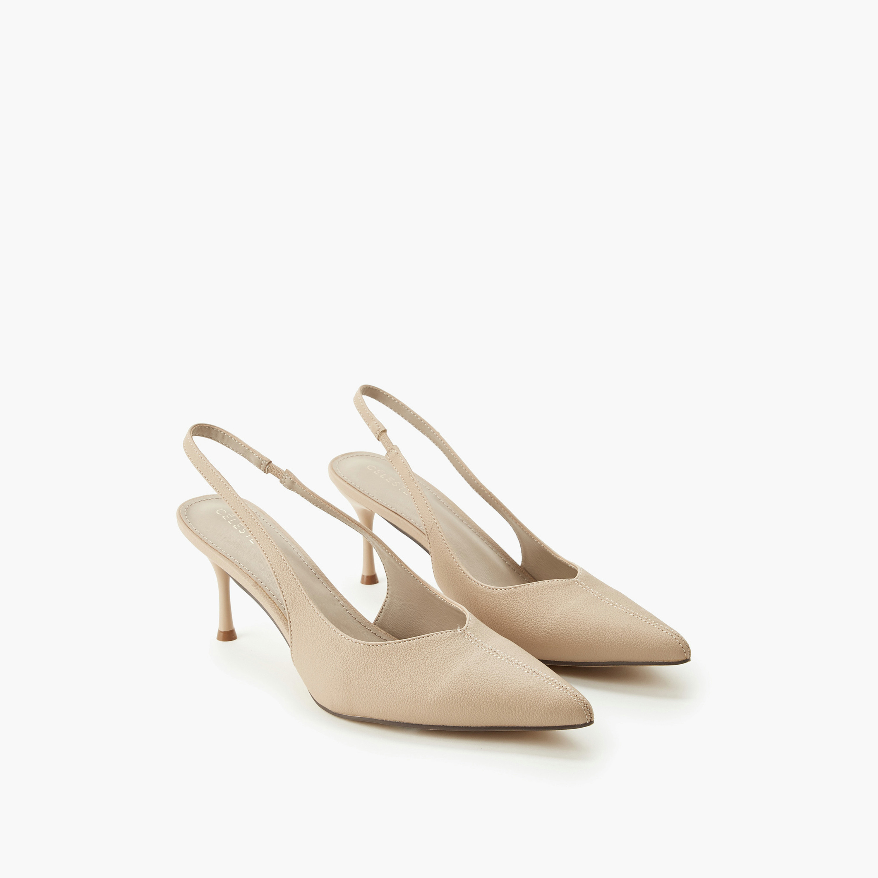 حذاء ميول بكعب ستيليتو وحزام خلفي للنساء من سيليست-women-shoes-sandals-heeled-image-1