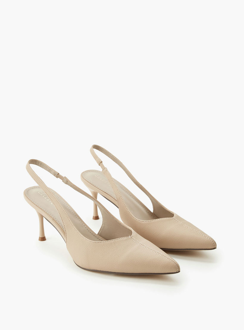 حذاء ميول بكعب ستيليتو وحزام خلفي للنساء من سيليست-women-shoes-sandals-heeled-image-1