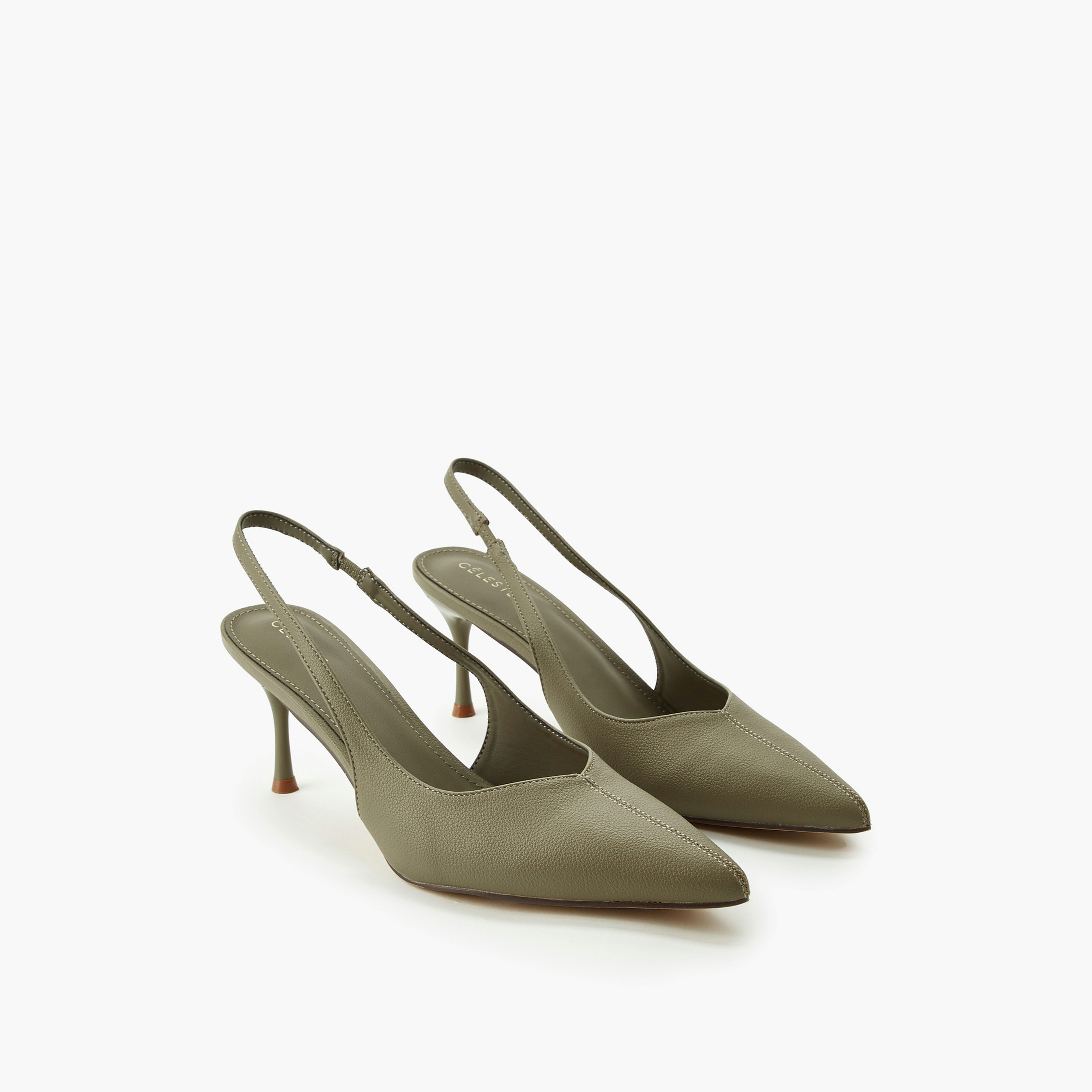 حذاء ميول بكعب ستيليتو وحزام خلفي للنساء من سيليست-women-shoes-sandals-heeled-image-1