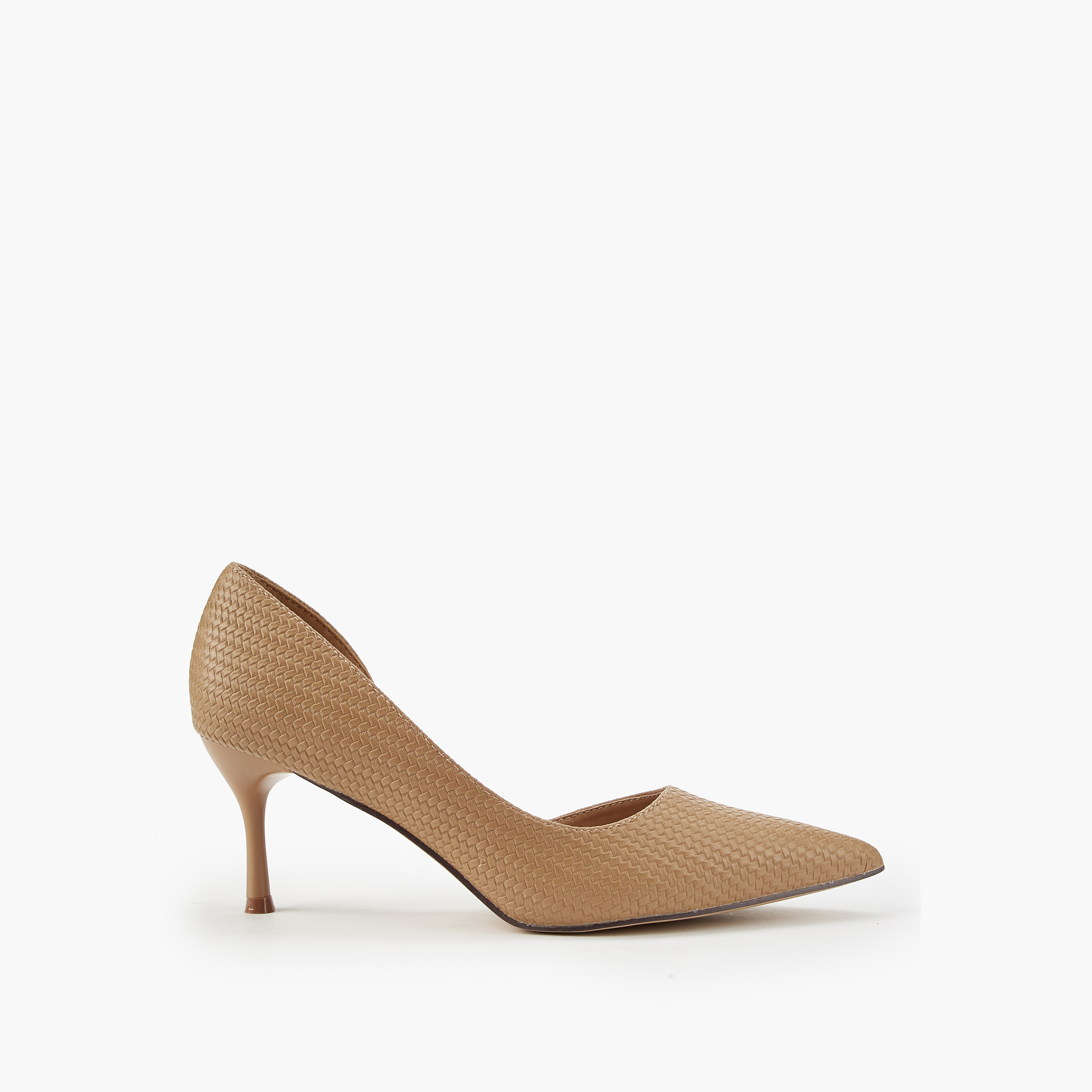 Flora Bella Textured D'Orsay Shoes with Stiletto Heels-women-shoes-heels-image-2