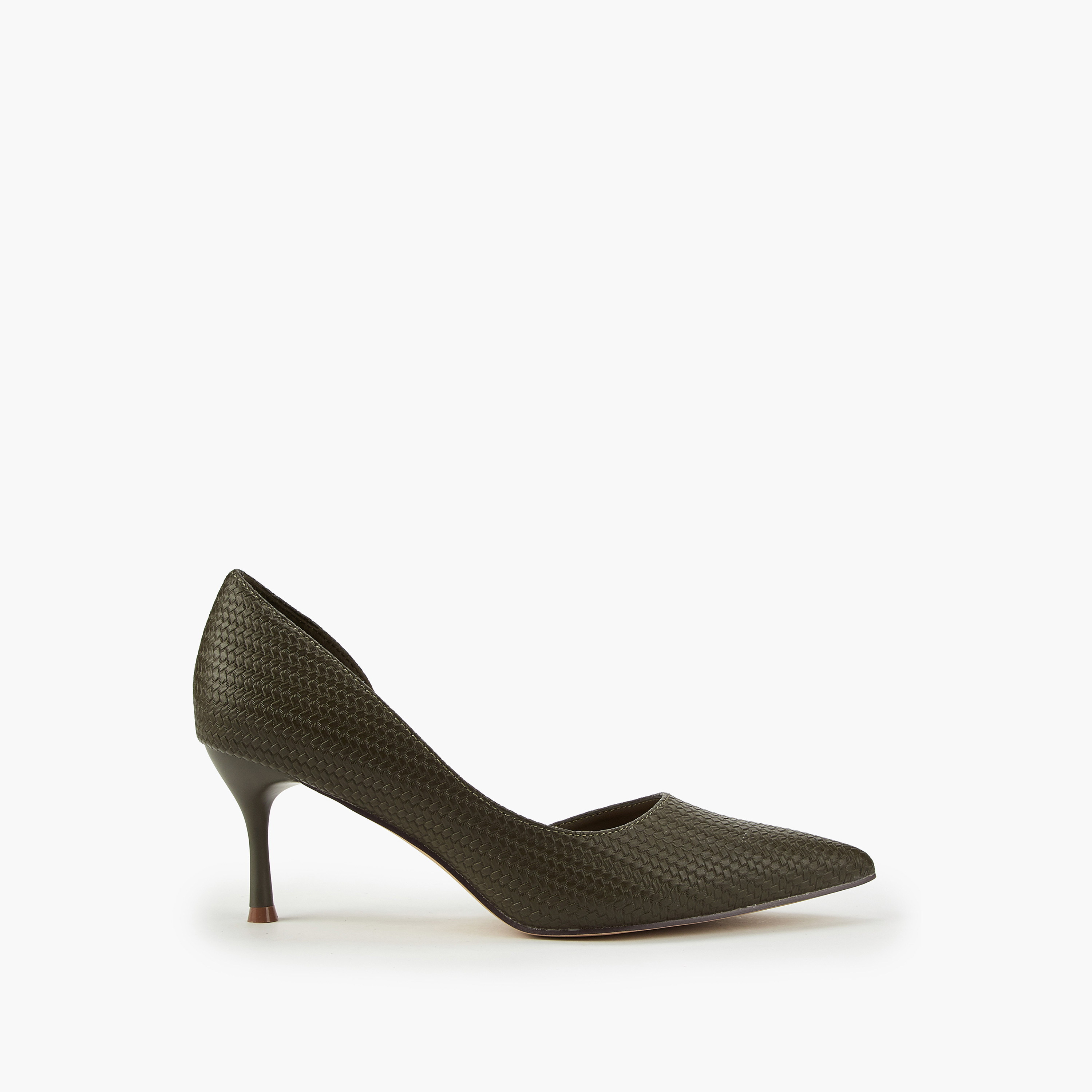 حذاء دورساي بارز الملمس بكعب ستيليتو من فلورا بيلا-women-shoes-heels-image-2