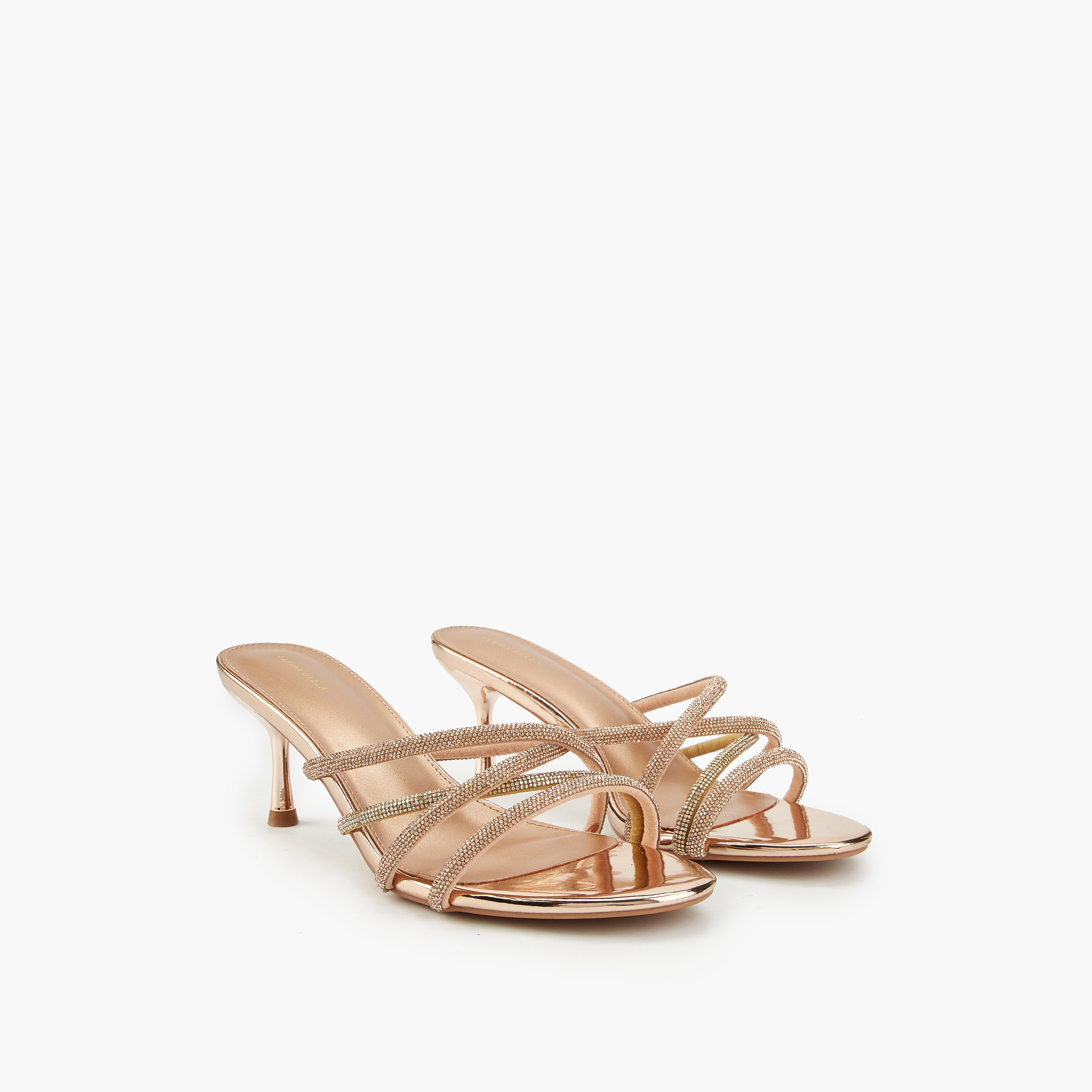 Flora Bella Embellished Slip-On Sandals with Stiletto Heels-women-shoes-sandals-heeled-image-1