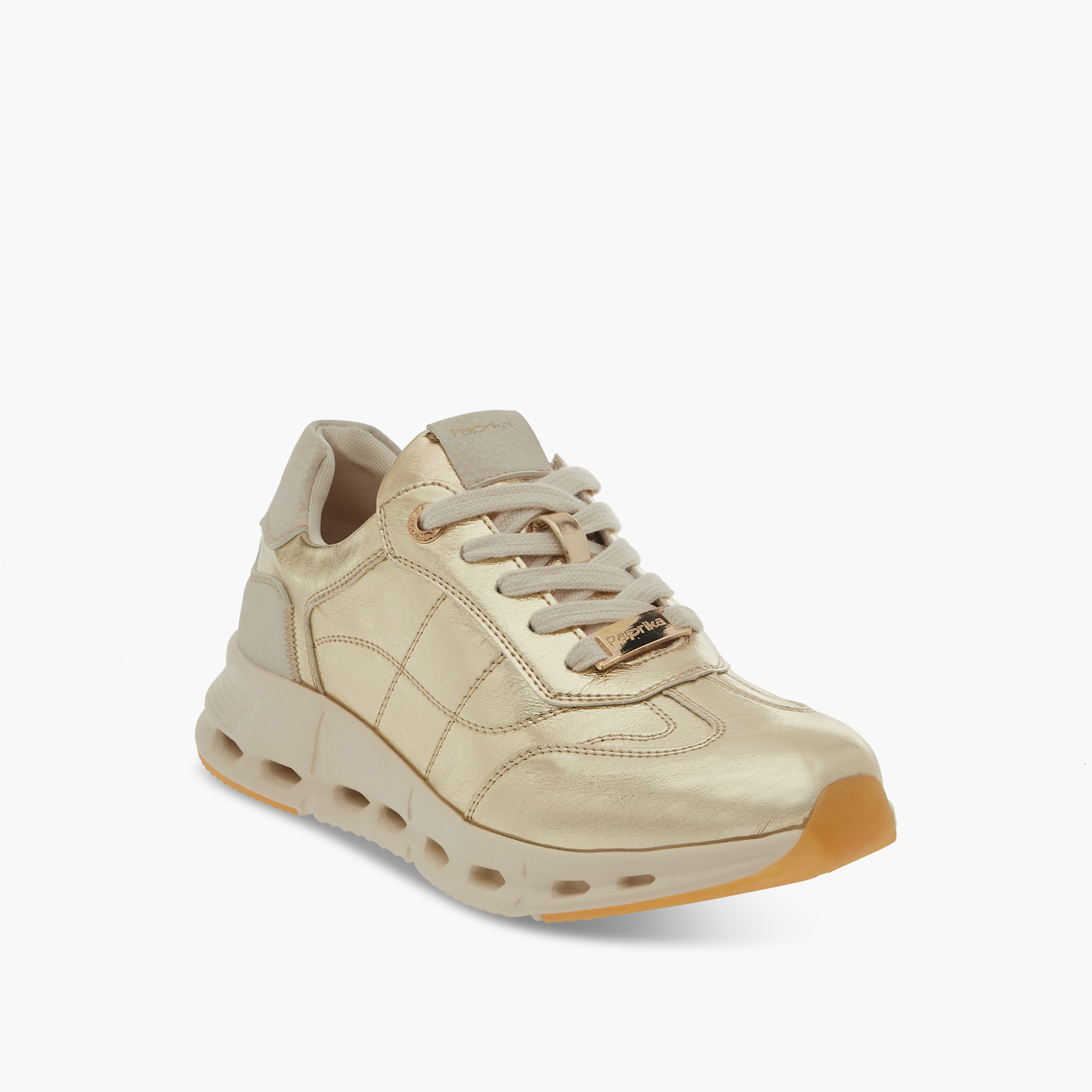 Paprika Logo Accent Lace-Up Sneakers-women-shoes-sneakers-image-2