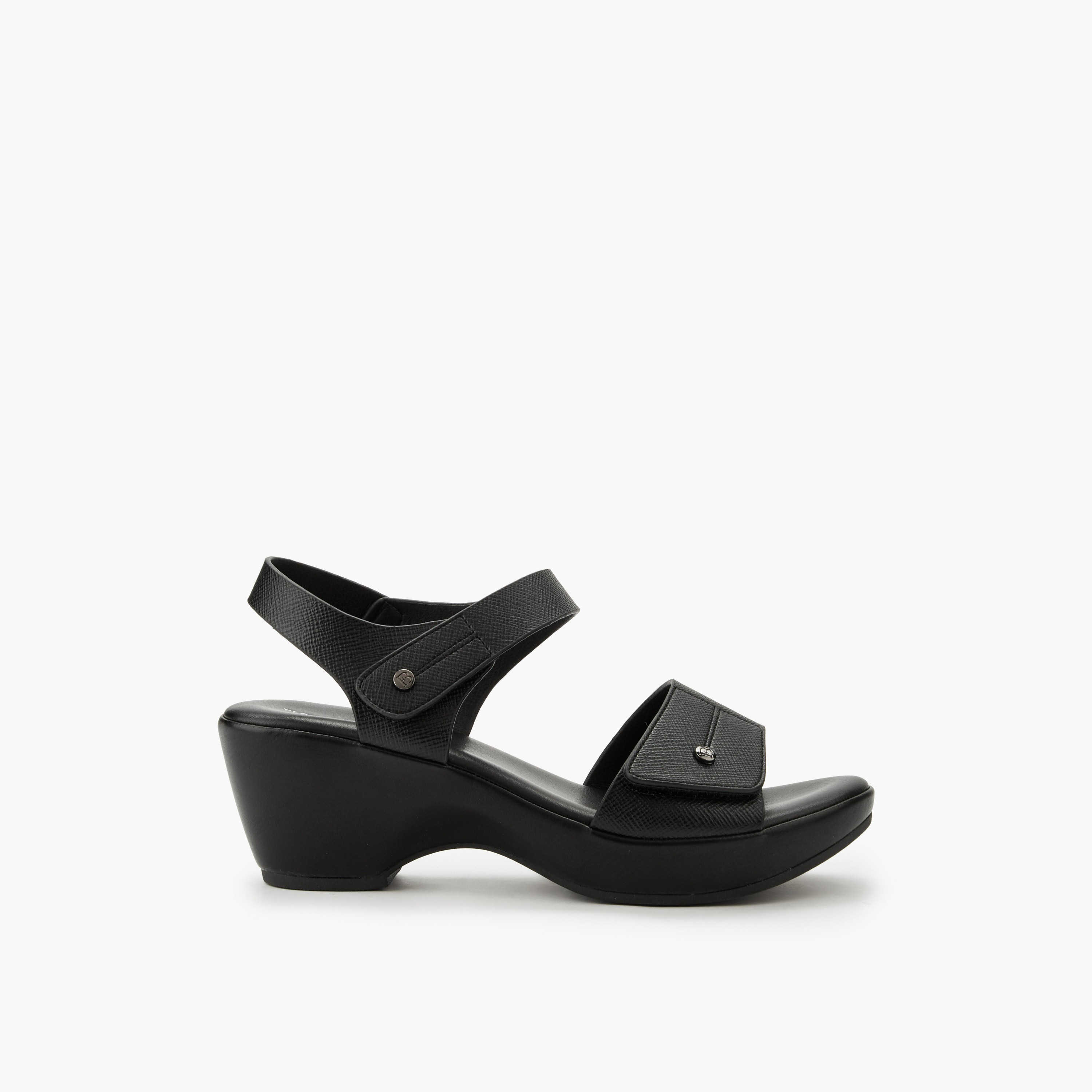 صندل بكعب عريض بارز الملمس للنساء من فلورا بيلا-women-shoes-sandals-heeled-image-3