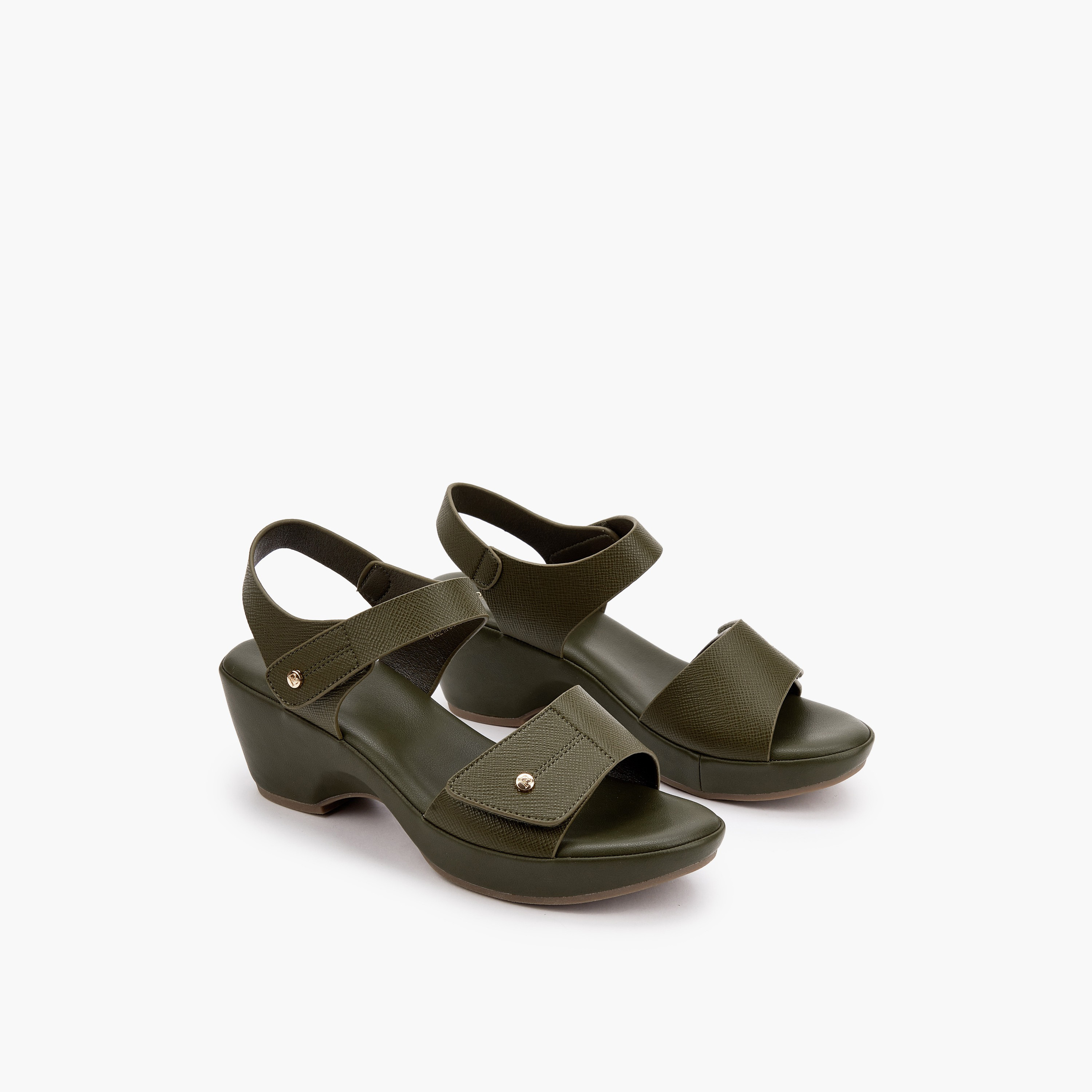 Flora Bella Women Textured Wedge Heel Sandals-women-shoes-sandals-heeled-image-1