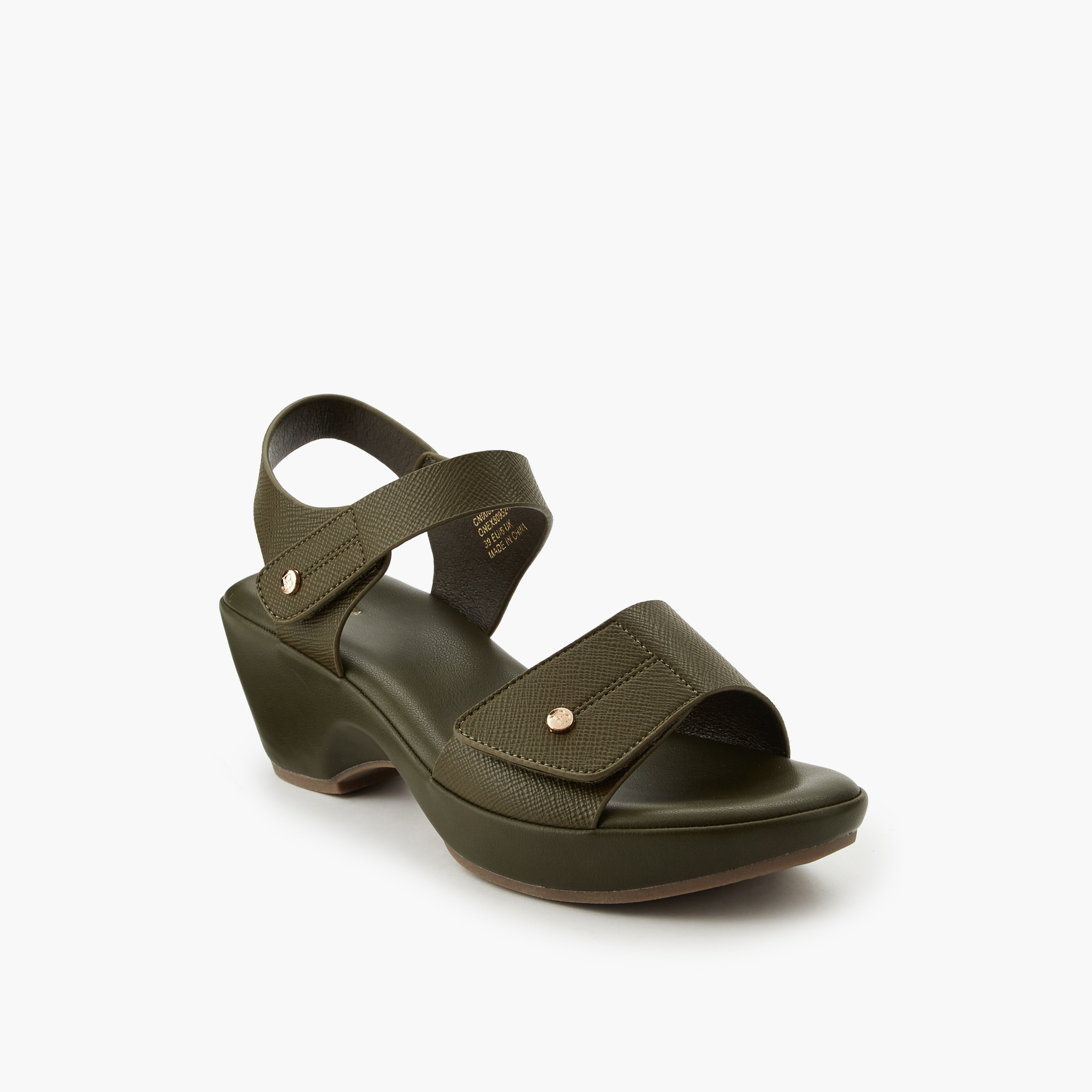 Flora Bella Women Textured Wedge Heel Sandals-women-shoes-sandals-heeled-image-2