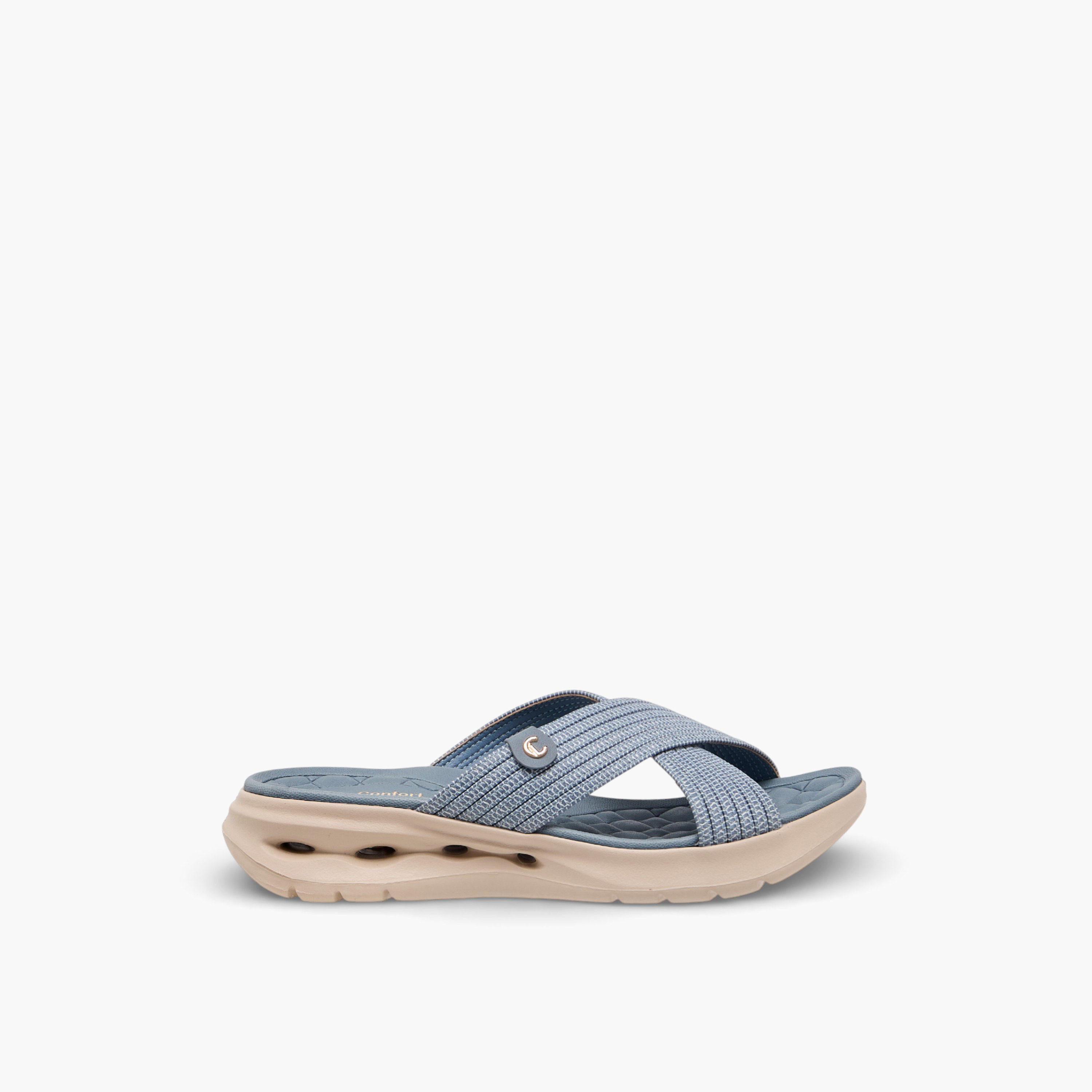 صندل مريح بأحزمة متقاطعة للنساء من لو كونفورت-women-shoes-sandals-heeled-image-4