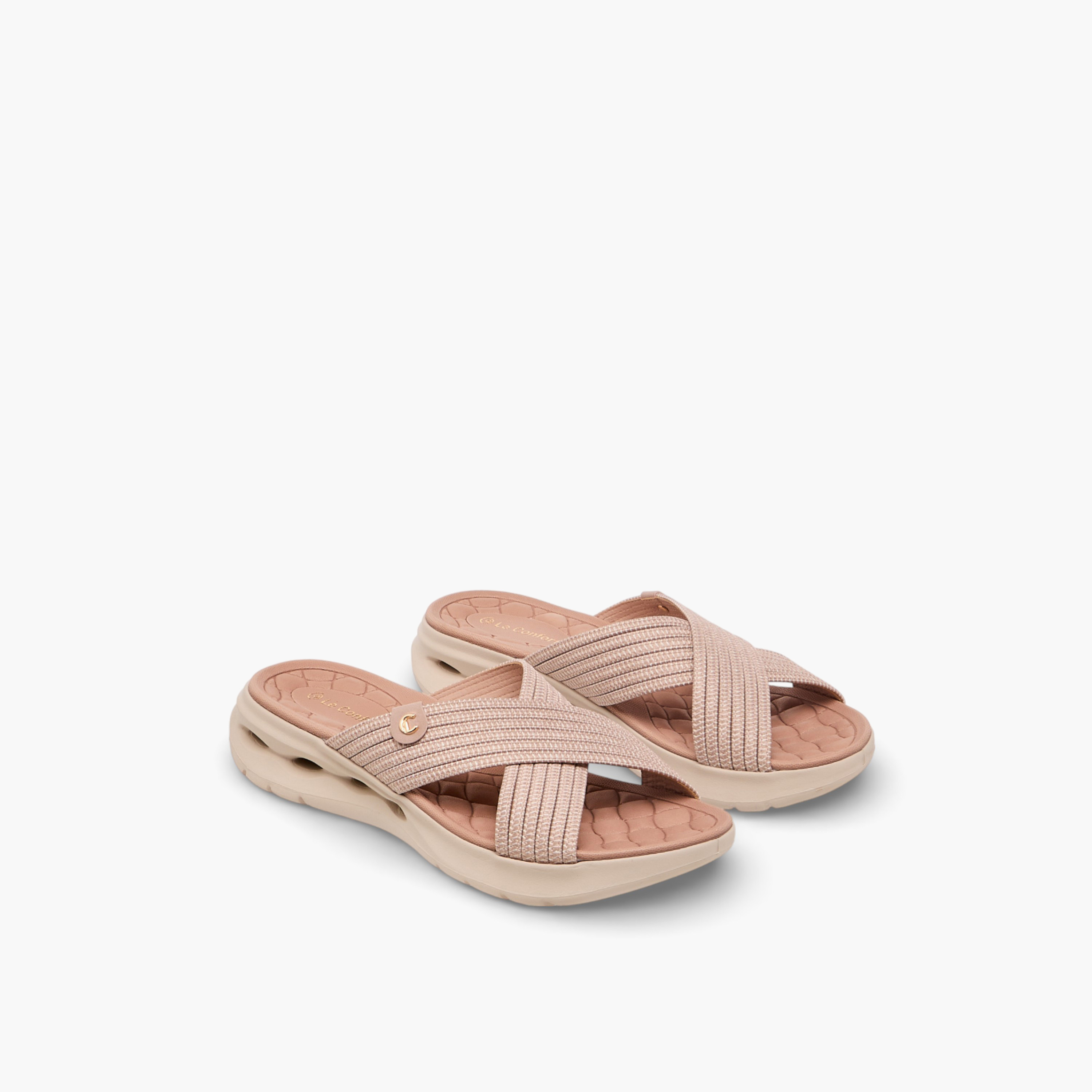 صندل مريح بأحزمة متقاطعة للنساء من لو كونفورت-women-shoes-sandals-heeled-image-6