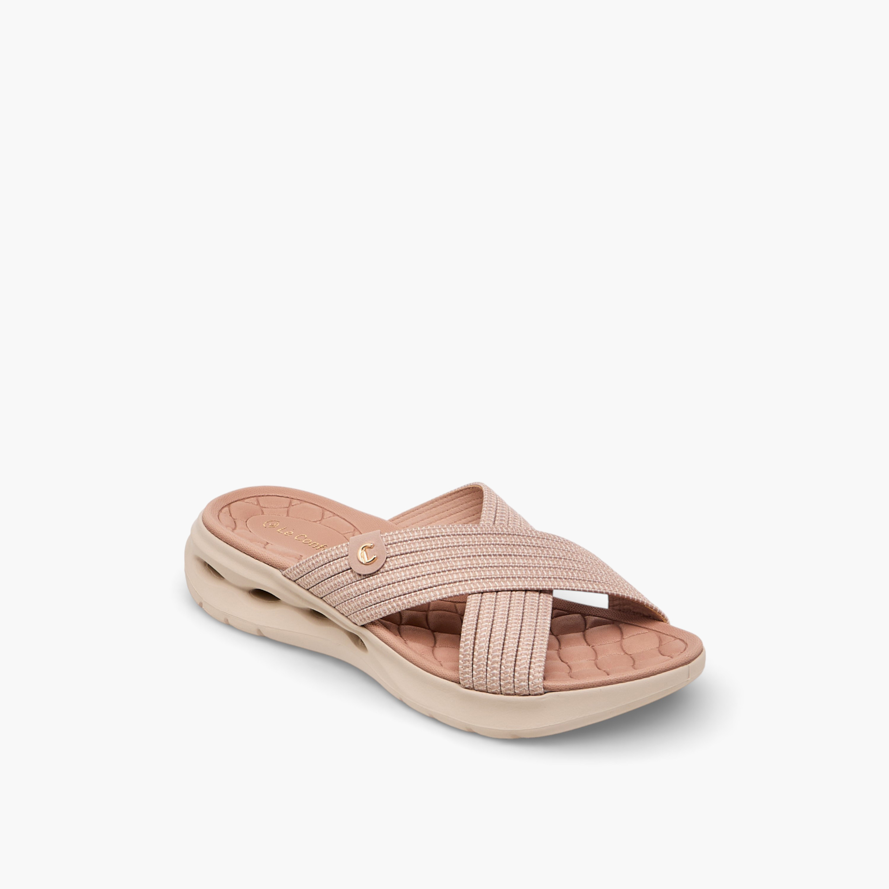 صندل مريح بأحزمة متقاطعة للنساء من لو كونفورت-women-shoes-sandals-heeled-image-5
