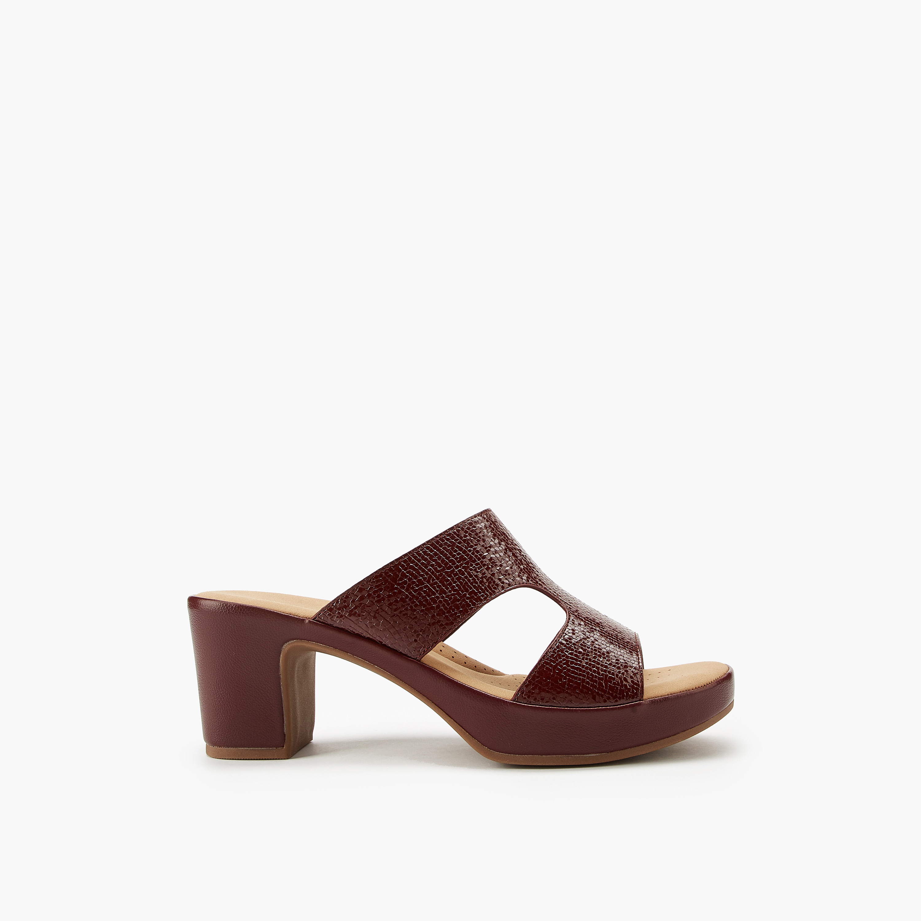 صندل سهل الارتداء وبارز الملمس بكعب سميك من فلورا بيلا-women-shoes-sandals-heeled-image-4