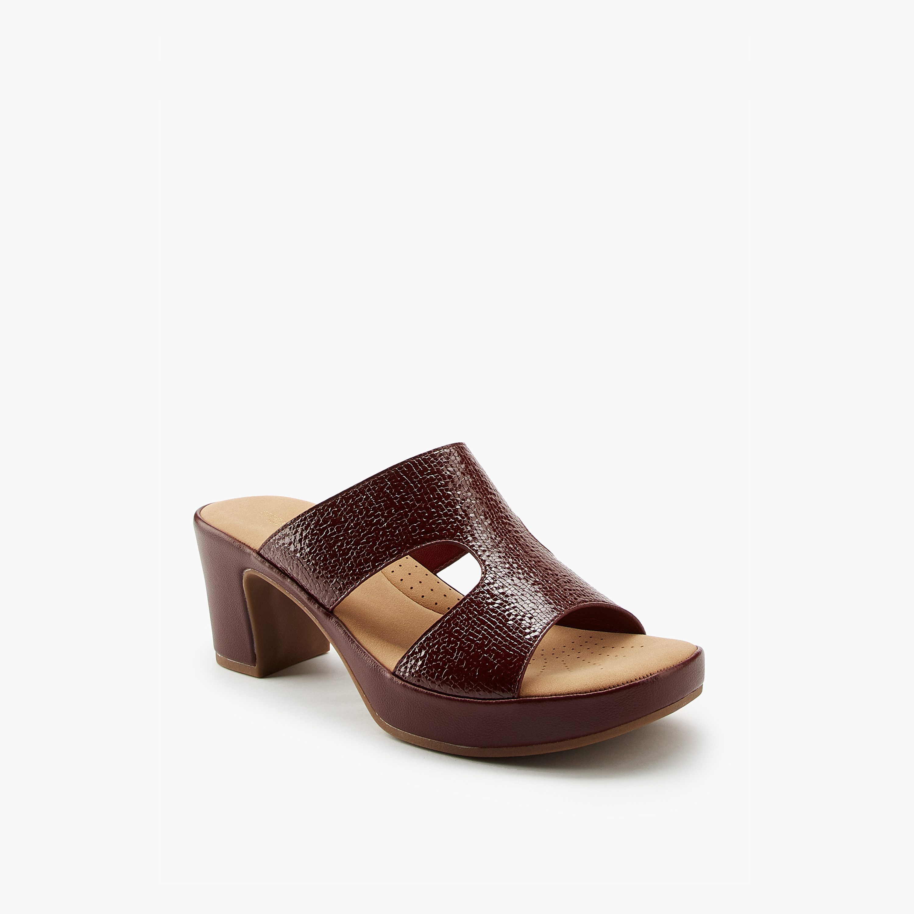 صندل سهل الارتداء وبارز الملمس بكعب سميك من فلورا بيلا-women-shoes-sandals-heeled-image-3