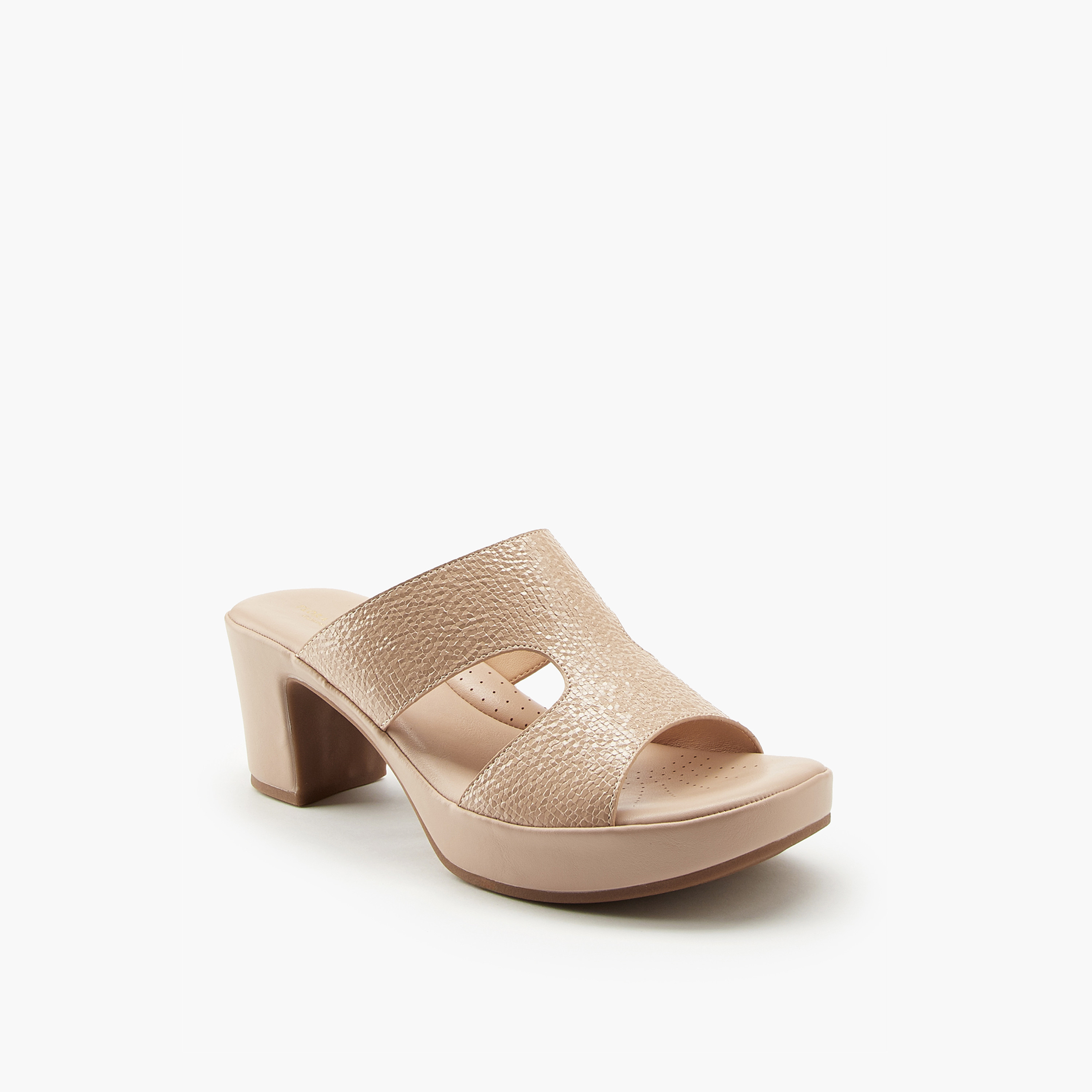 صندل سهل الارتداء وبارز الملمس بكعب سميك من فلورا بيلا-women-shoes-sandals-heeled-image-3