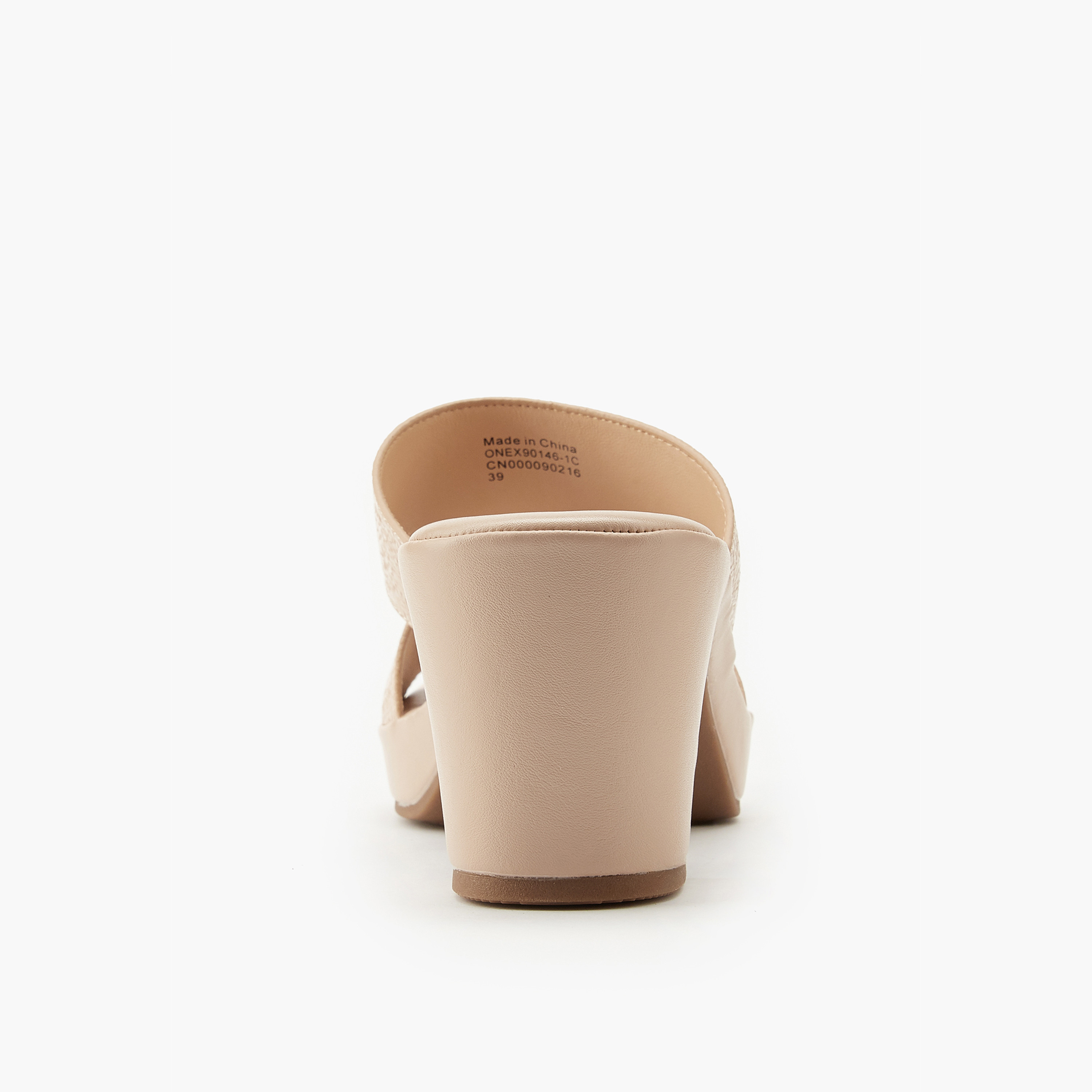صندل سهل الارتداء وبارز الملمس بكعب سميك من فلورا بيلا-women-shoes-sandals-heeled-image-1