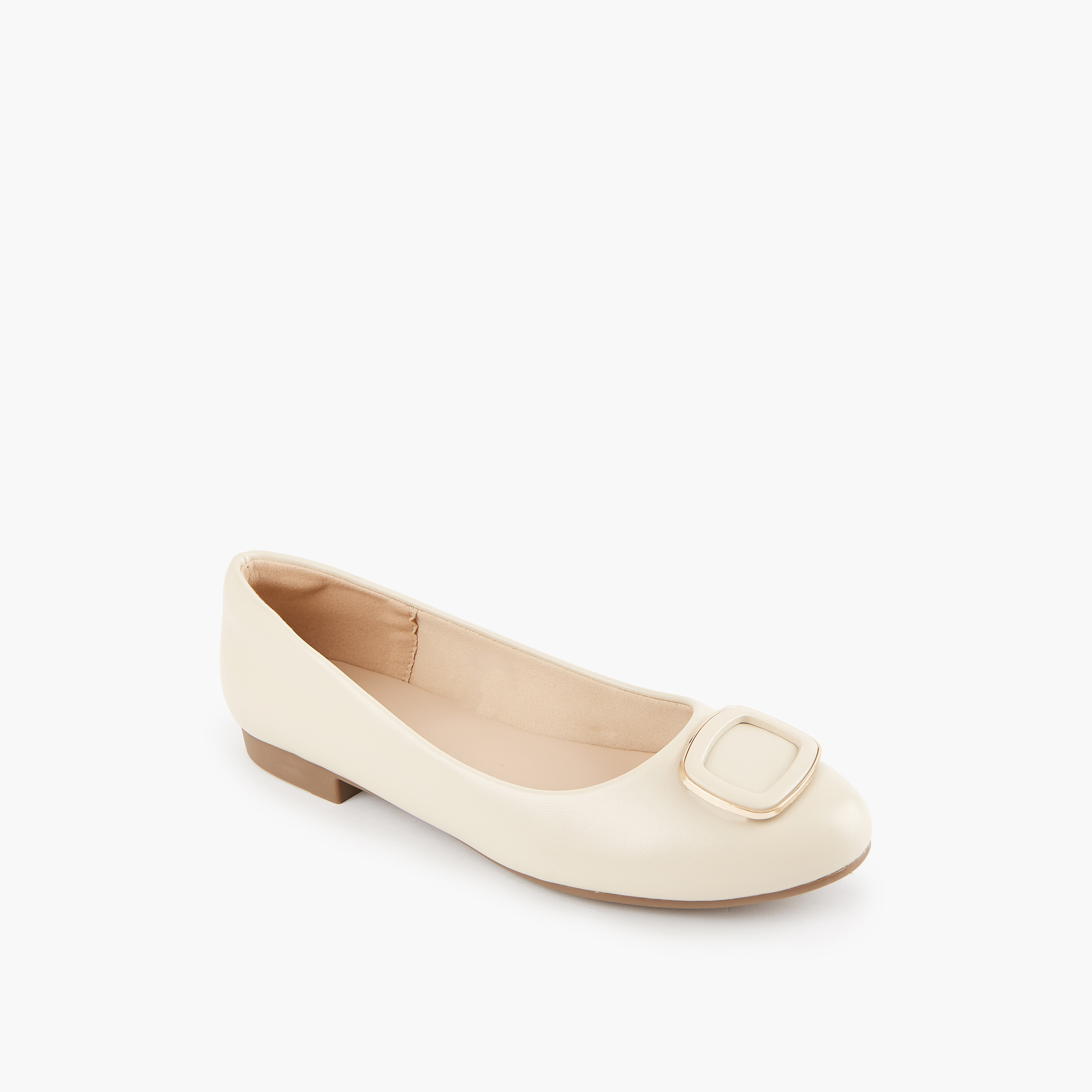 Flora Bella Solid Slip-On Ballerina Shoes-women-shoes-ballerinas-image-2