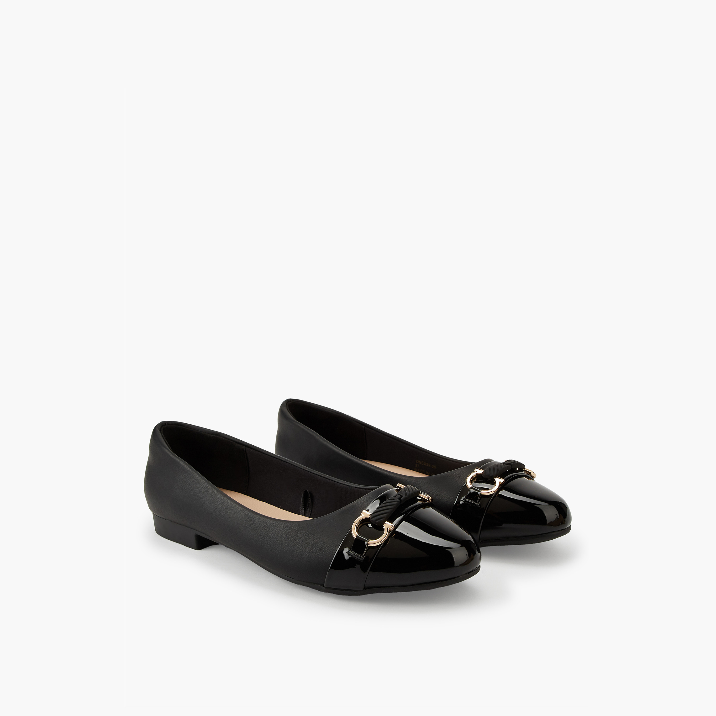 Flora Bella Metal Accent Ballerina Shoes-women-shoes-ballerinas-image-1