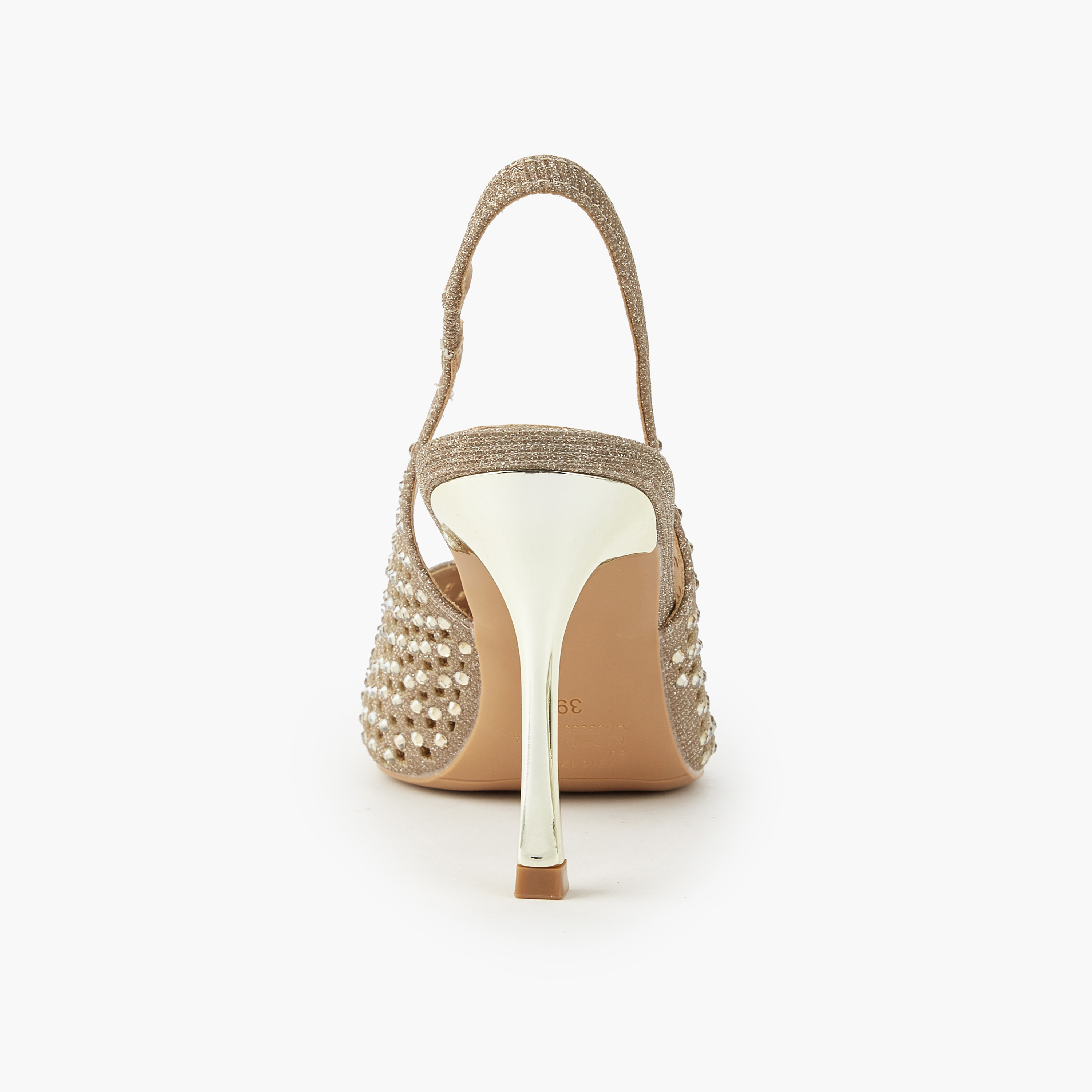 Flora Bella Embellished Pointed Toe Slingback Shoes with Stiletto Heels-women-shoes-heels-image-5