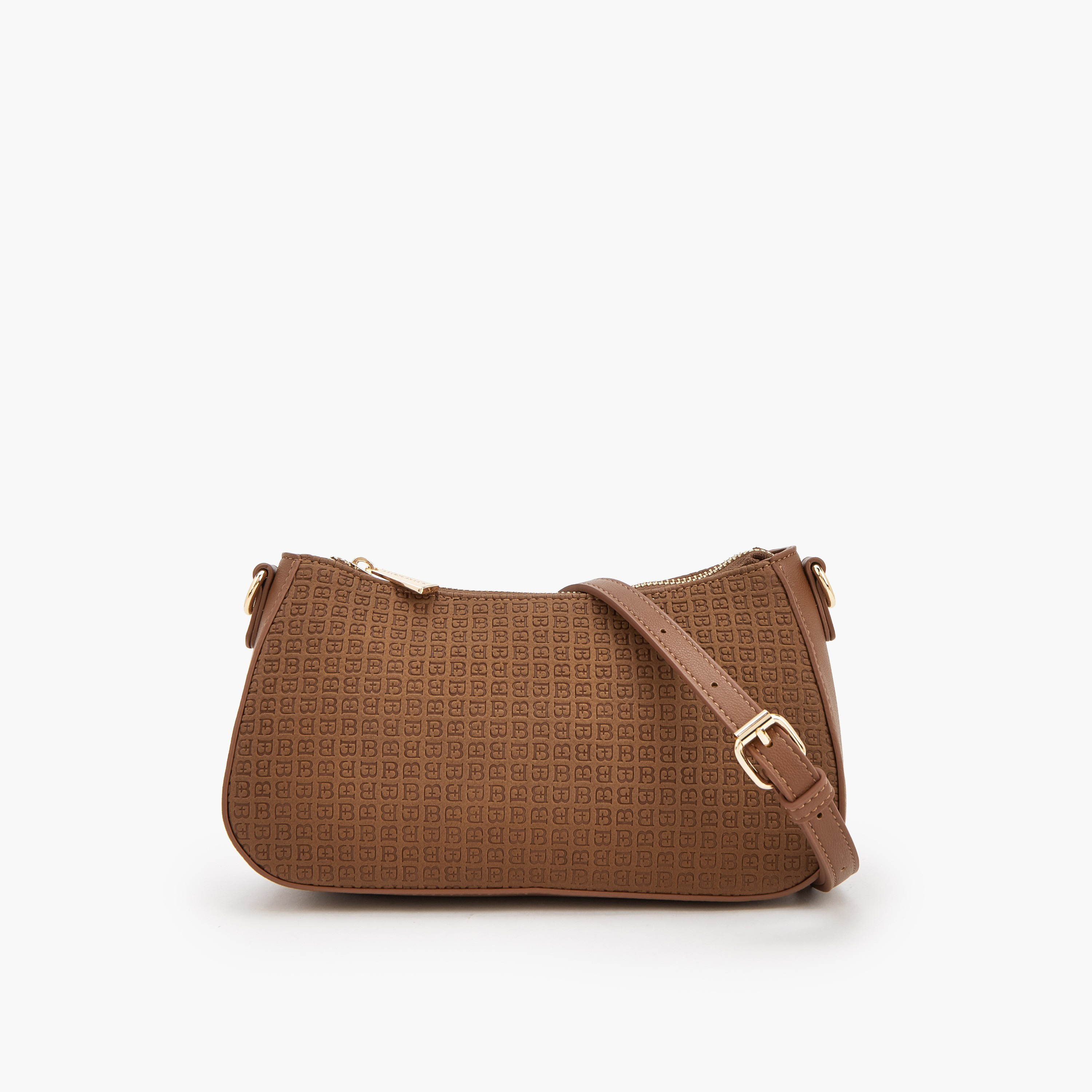 شنطة كروس بودي بسحاب إغلاق ونقوش من فلورا بيلا-women-bagsandwallets-handbags-image-1