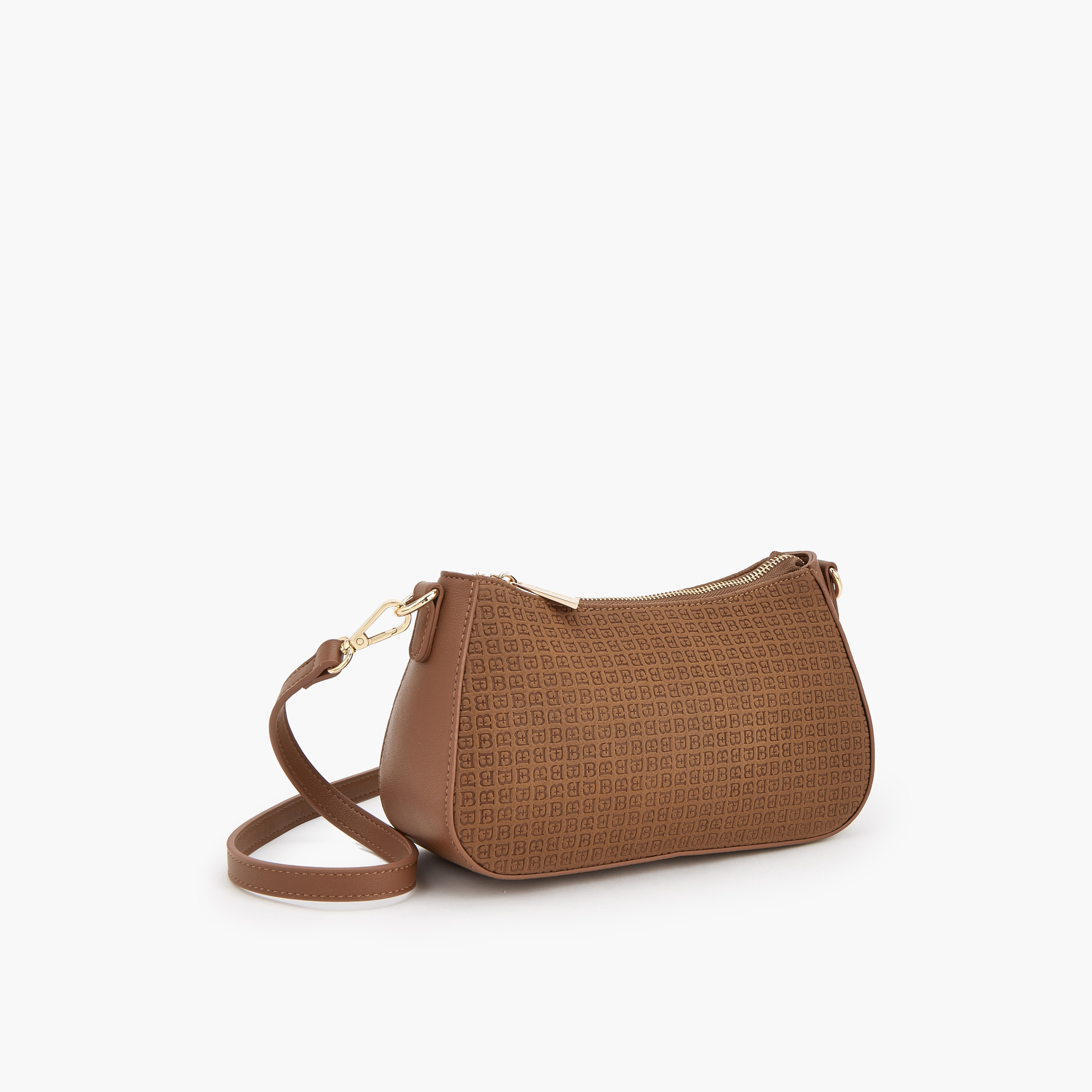شنطة كروس بودي بسحاب إغلاق ونقوش من فلورا بيلا-women-bagsandwallets-handbags-image-3