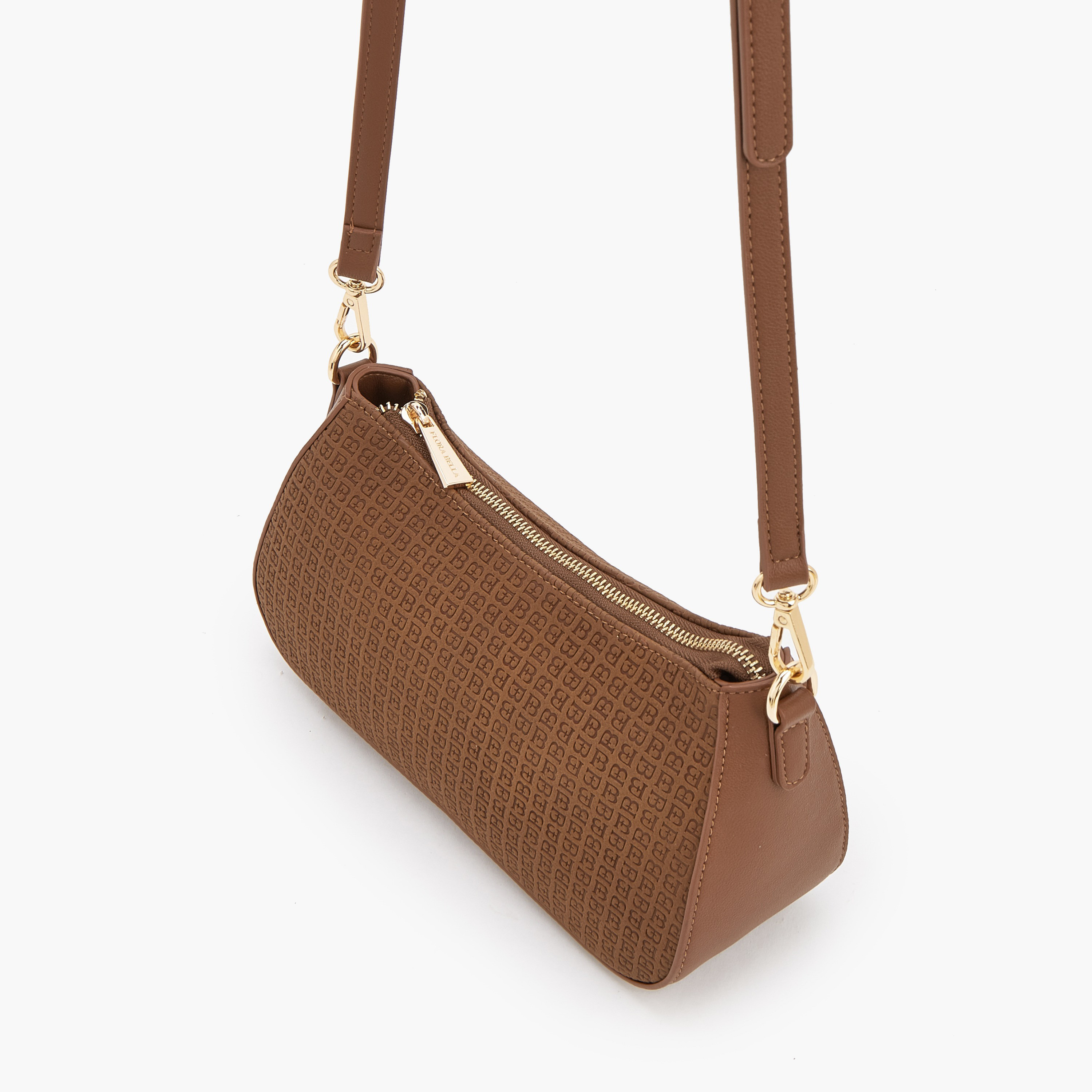 شنطة كروس بودي بسحاب إغلاق ونقوش من فلورا بيلا-women-bagsandwallets-handbags-image-6
