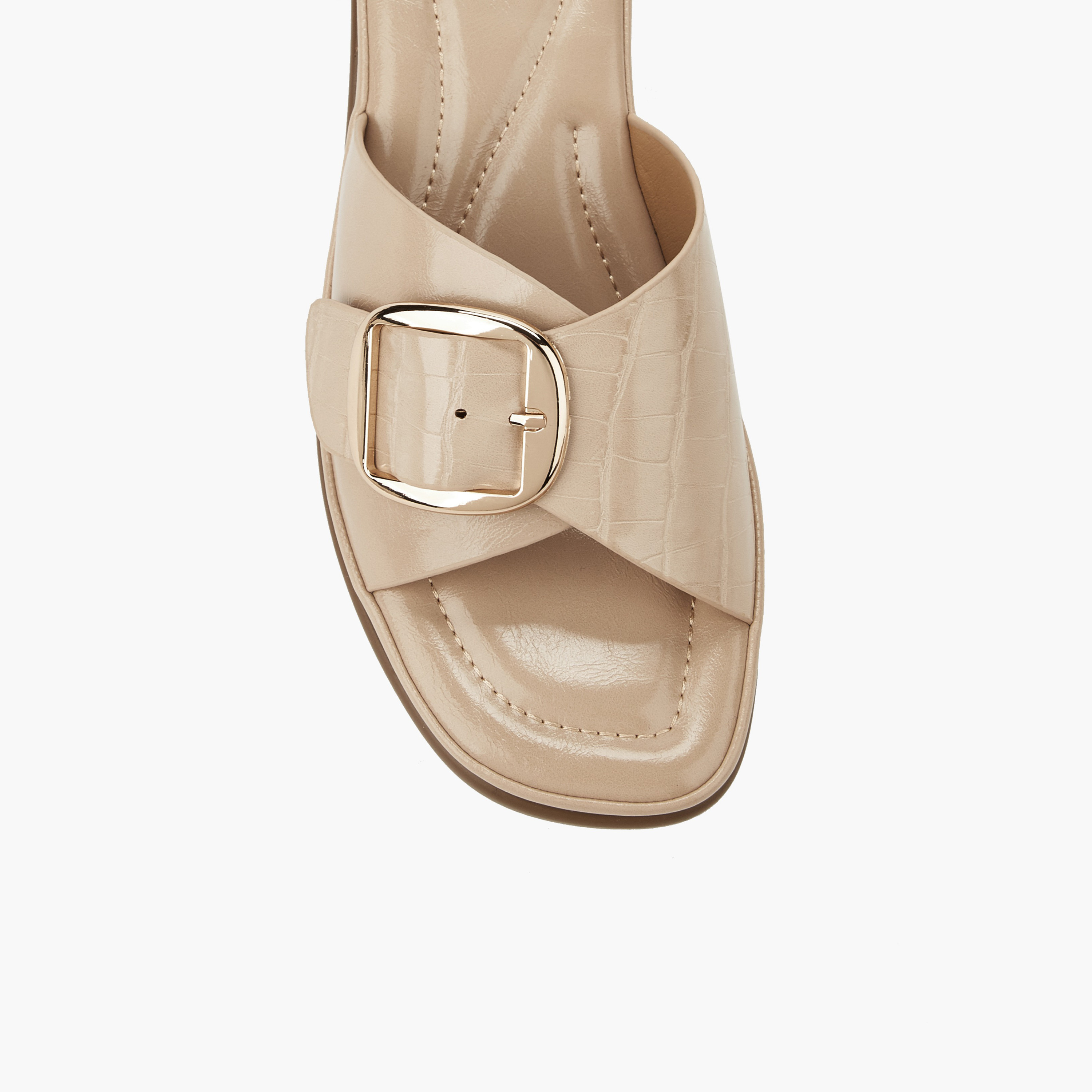 Flora Bella Women Buckle Detail Block Heel Sandals-women-shoes-sandals-heeled-image-5