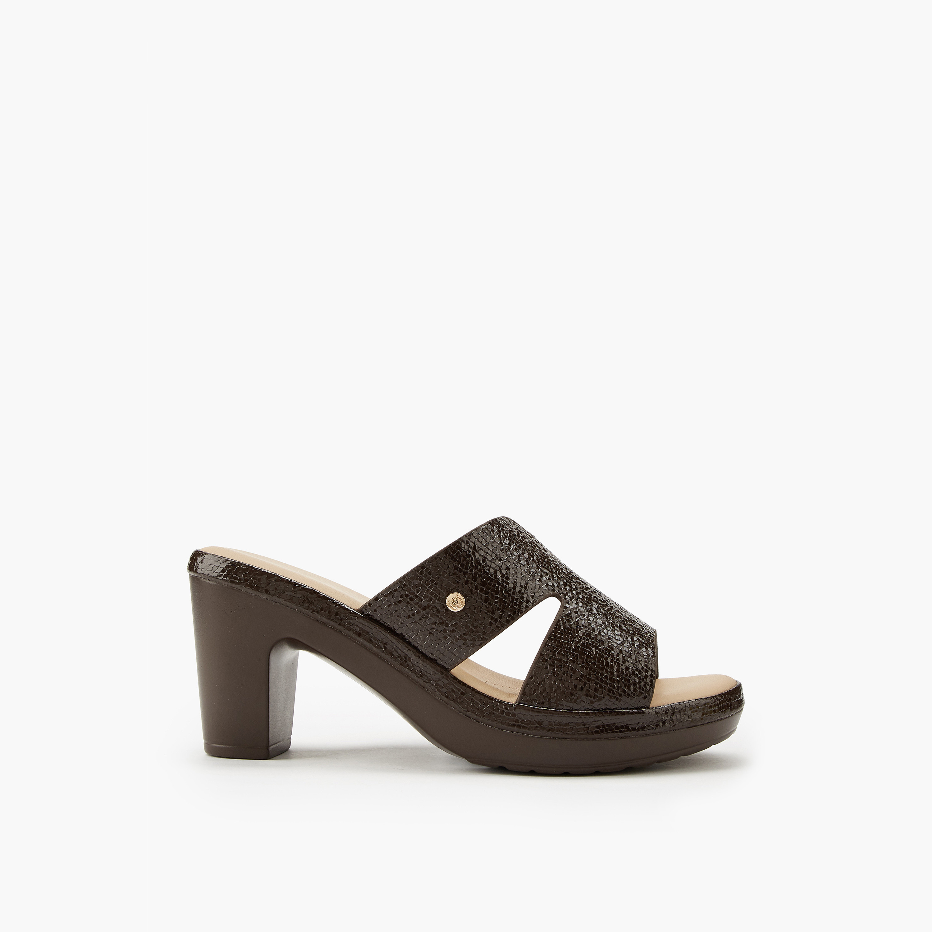 Flora Bella Textured Slip-On Sandals with Block Heels-women-shoes-sandals-heeled-image-2