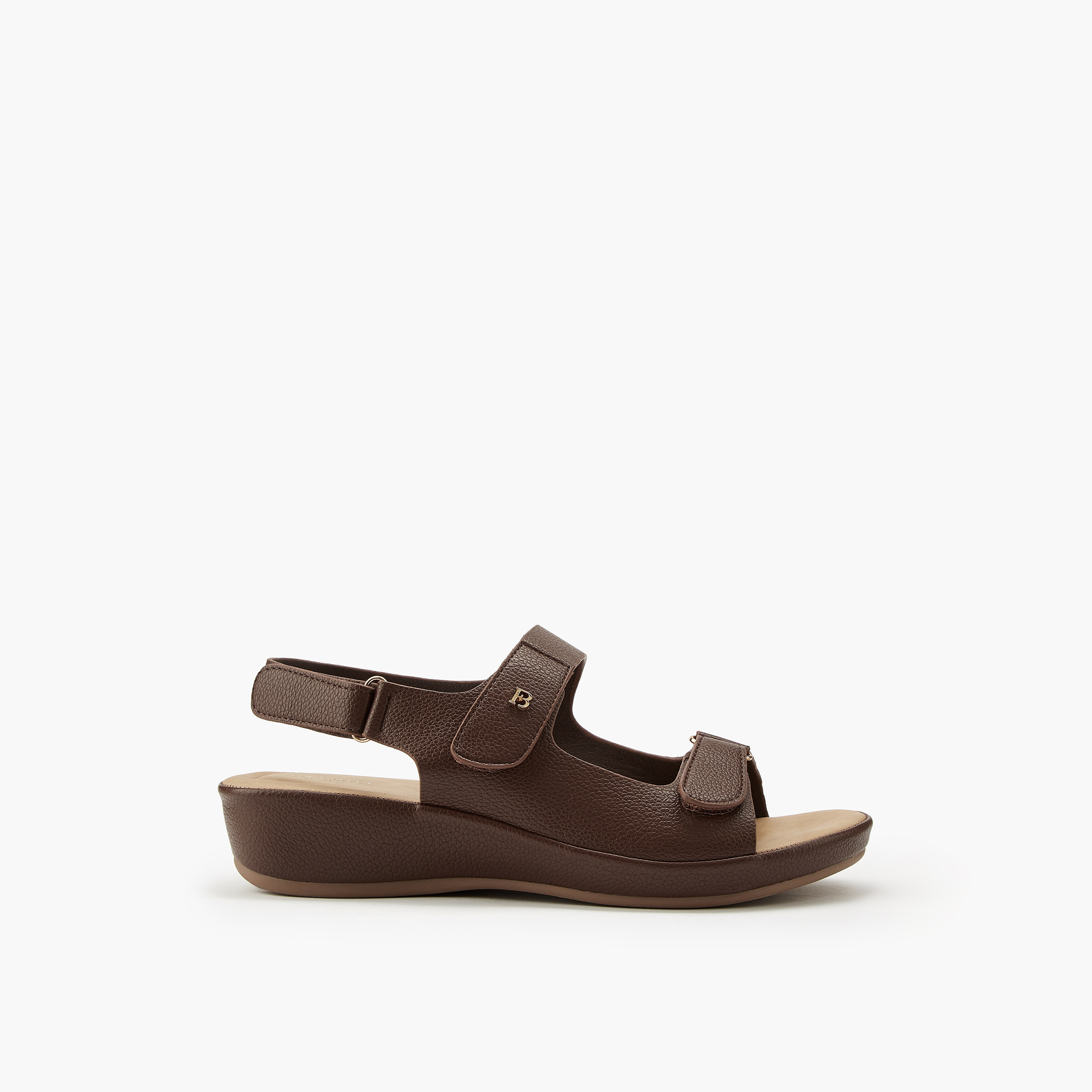 Flora Bella Solid Sandals with Hook and Loop Closure-women-shoes-sandals-heeled-image-3