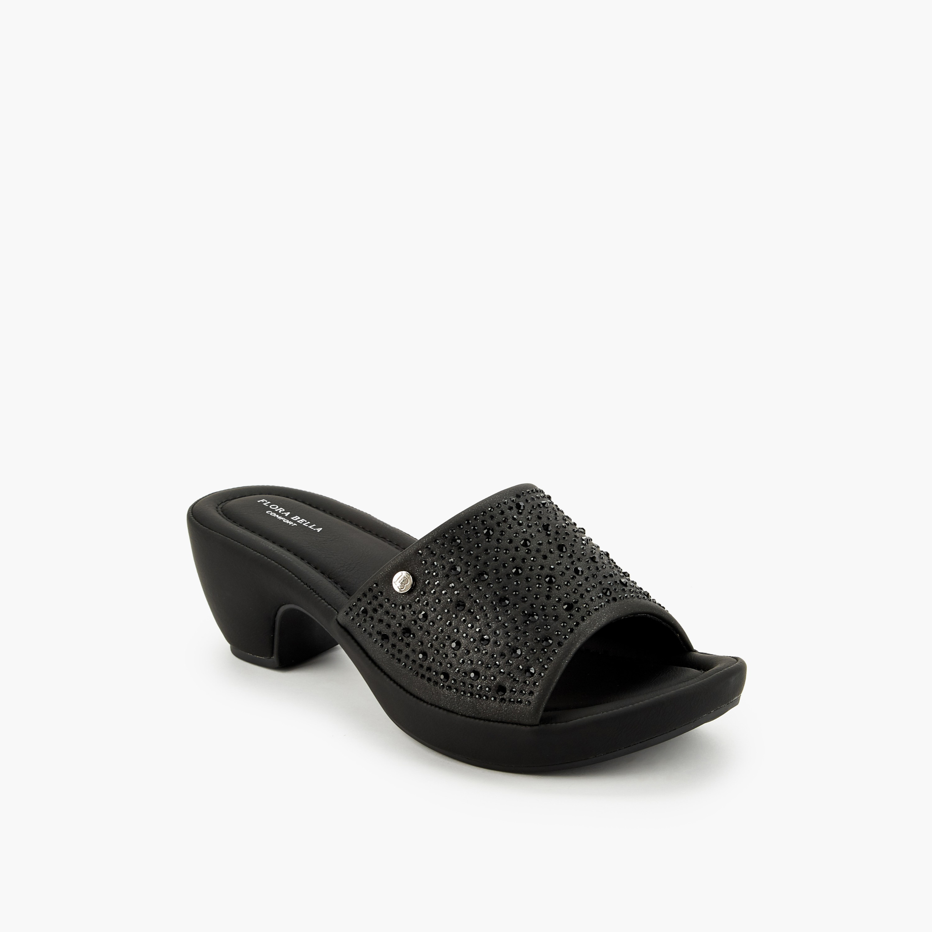 صندل بكعب عريض وزينة للنساء من فلورا بيلا-women-shoes-sandals-heeled-image-7