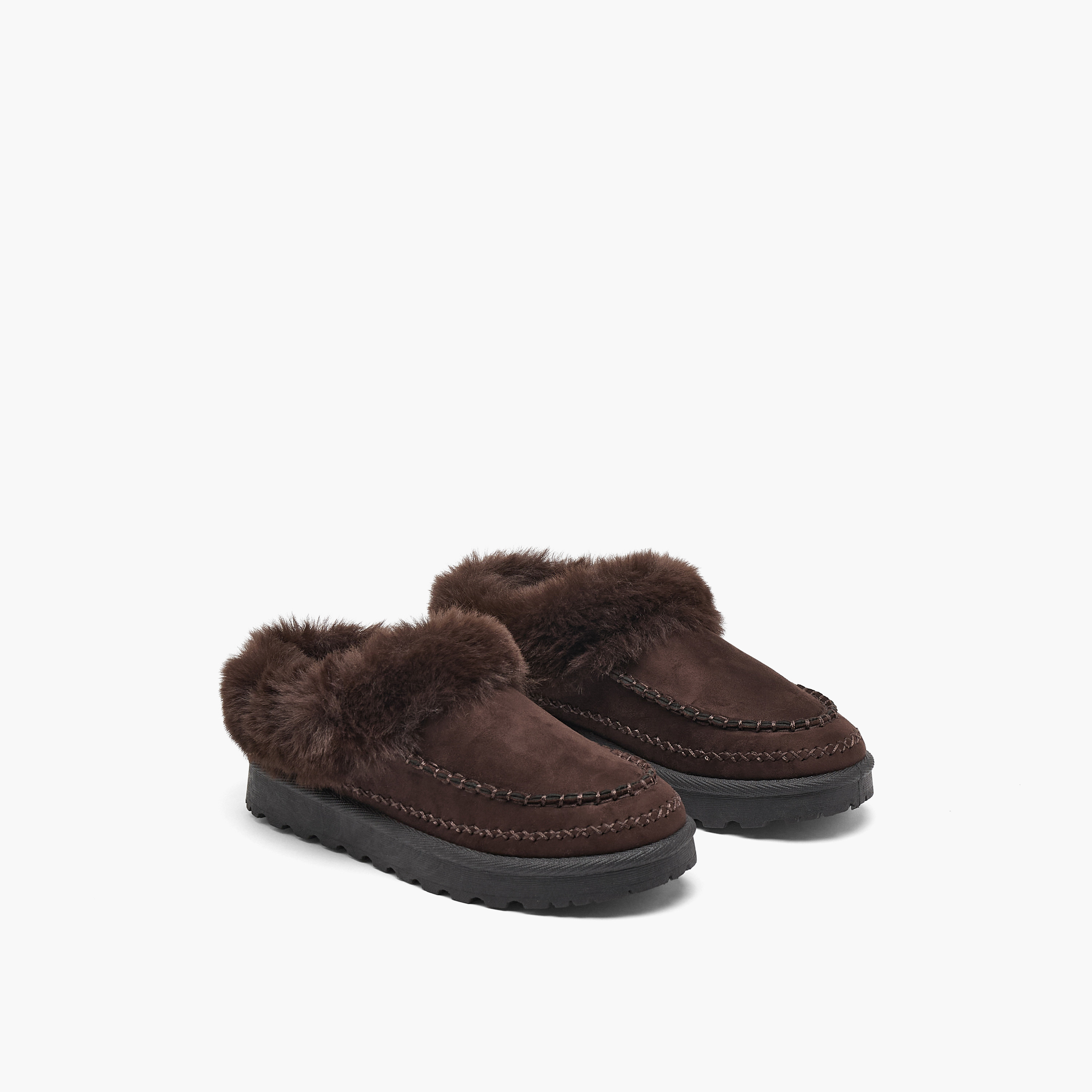 Flora Bella Women Faux Fur Mules-women-shoes-flats-mules-image-1