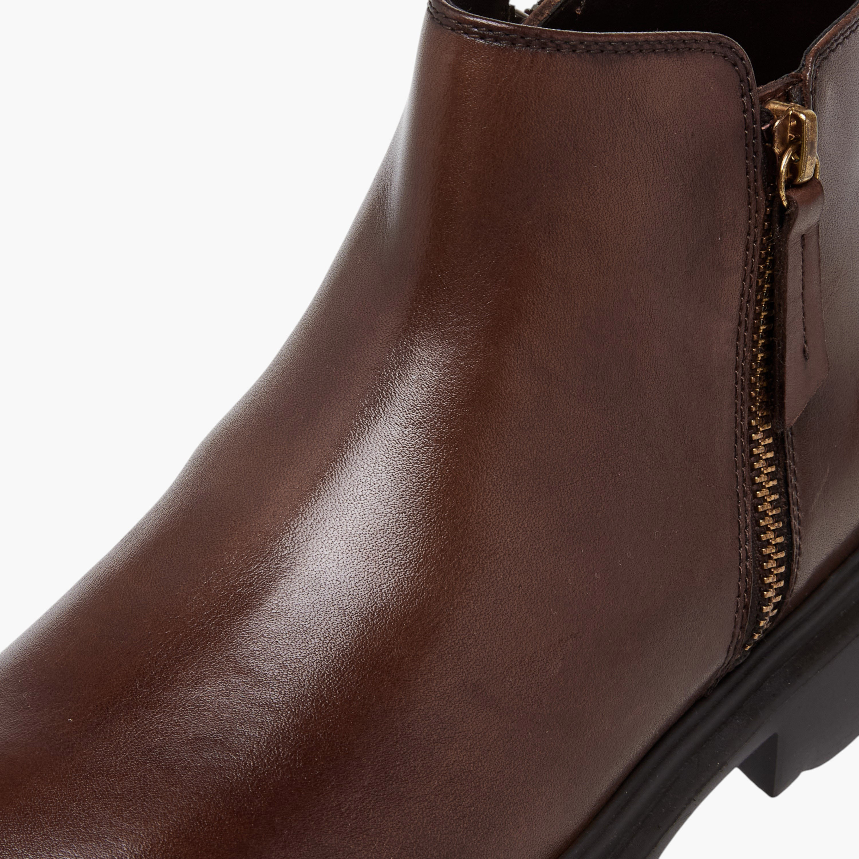 Paprika Women's Ankle Boots with Zip Clousre-women-shoes-boots-image-4