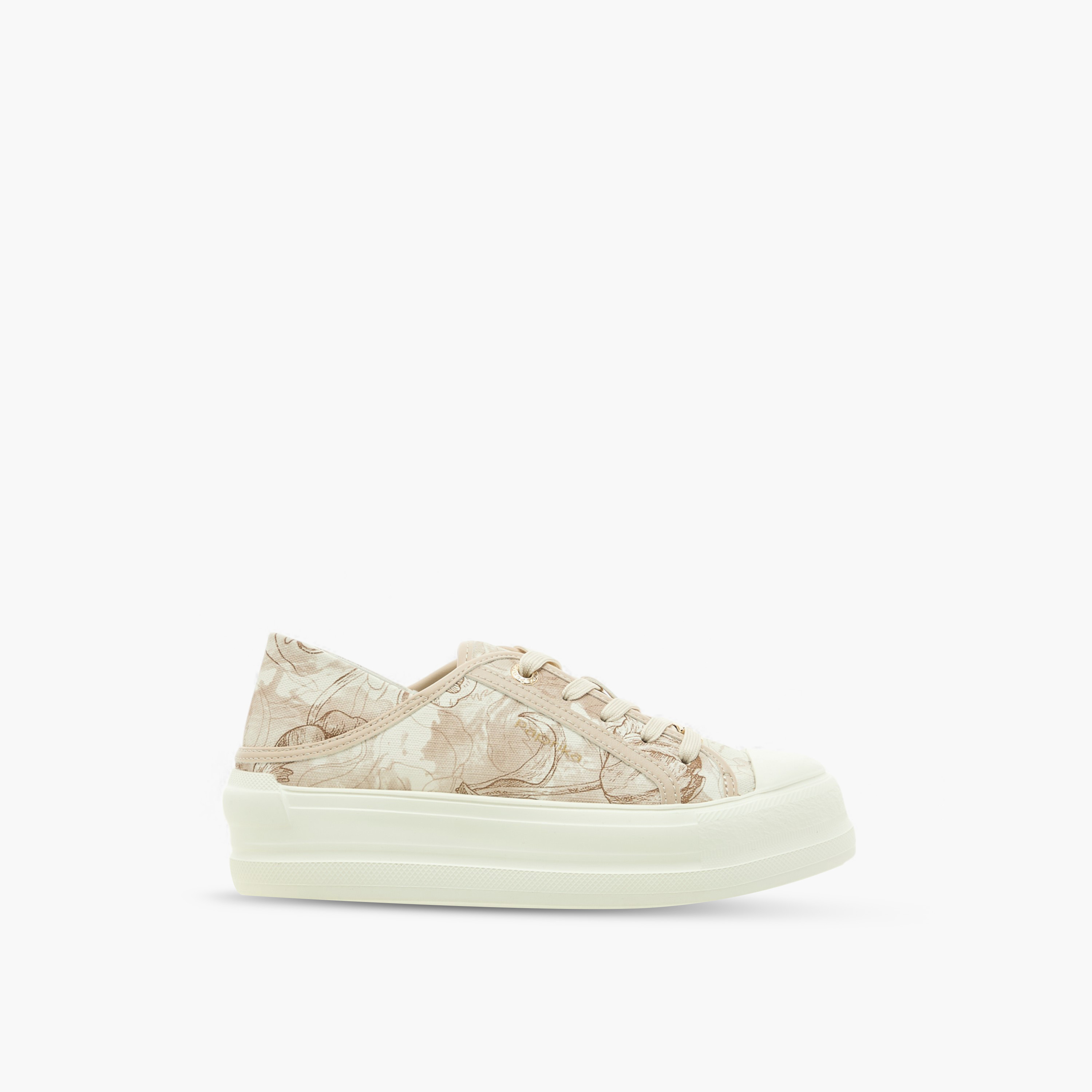 Paprika Floral Print Lace-Up Sneakers-women-shoes-sneakers-image-3