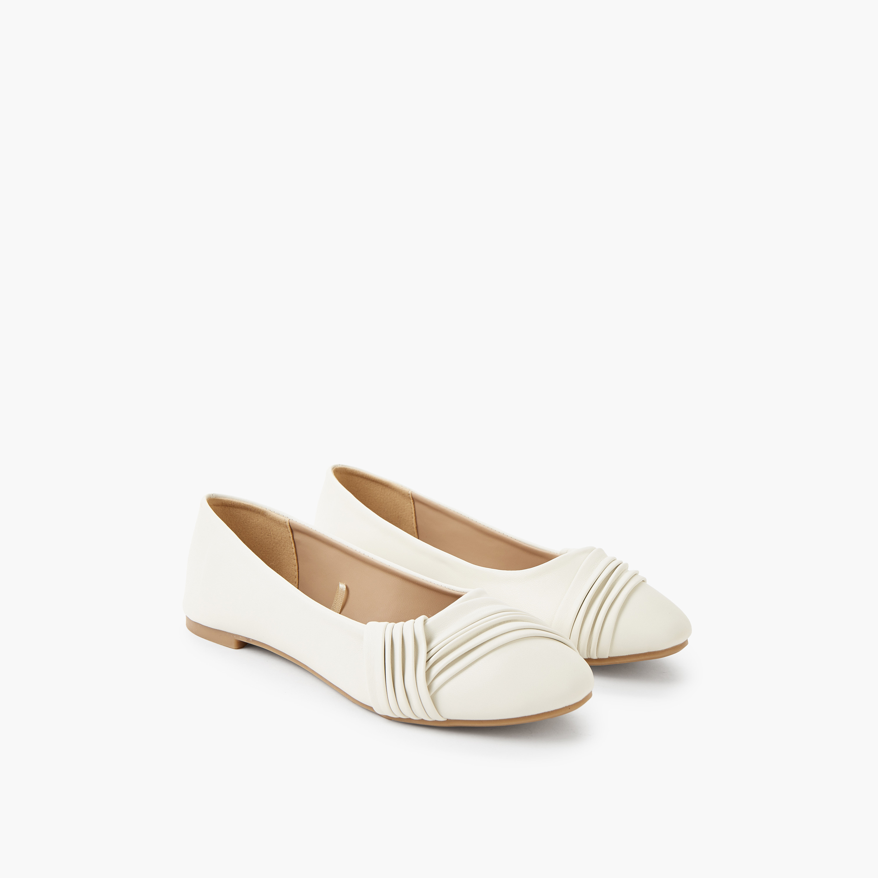 Flora Bella Women Pleated Ballerina Shoes-women-shoes-ballerinas-image-1