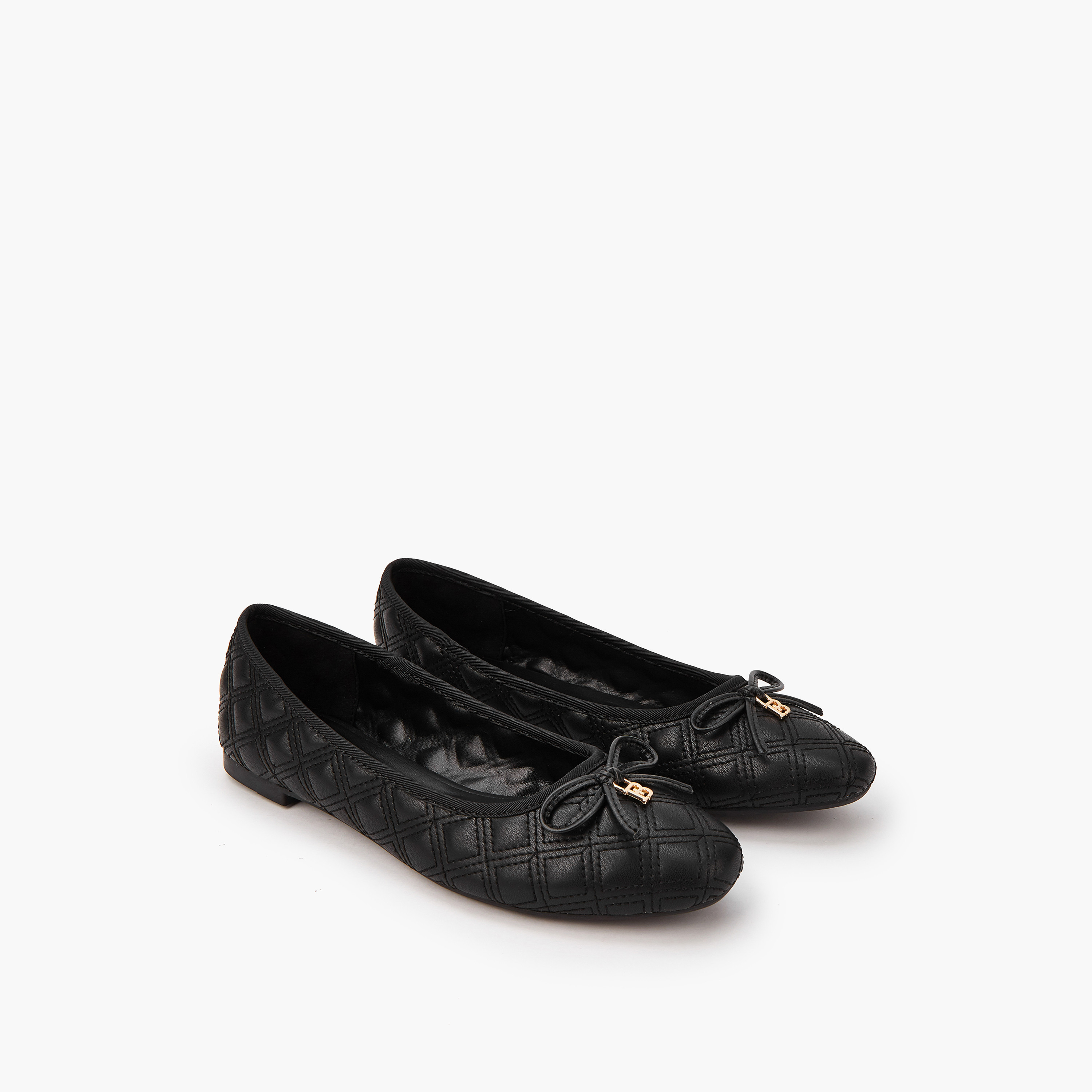 حذاء باليرينا سهل الارتداء بزينة فيونكة من فلورا بيلا-women-shoes-ballerinas-image-1