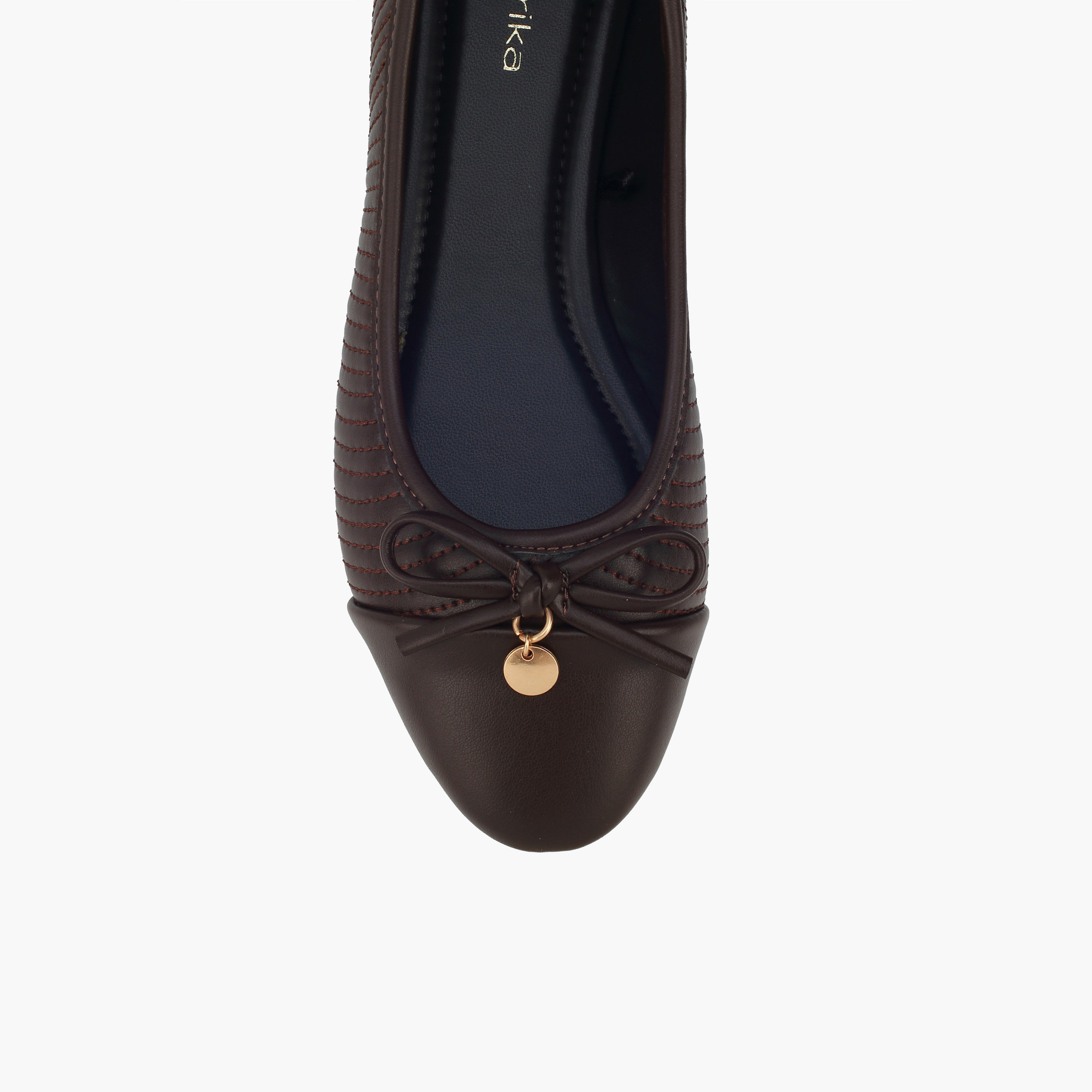 حذاء باليرينا نسائي بتفاصيل فيونكة من بابريكا-women-shoes-ballerinas-image-4