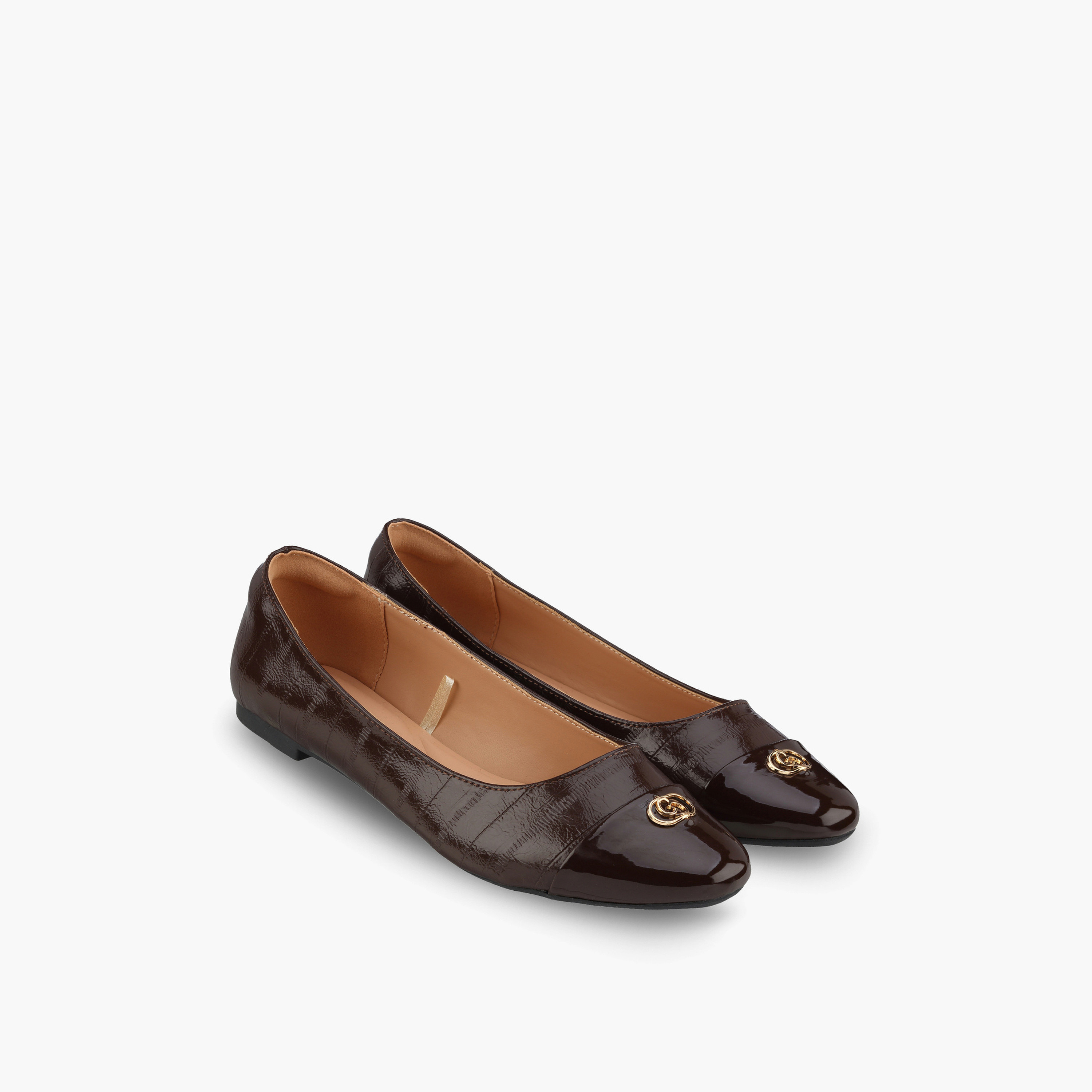 حذاء باليرينا بارز الملمس للنساء من سيليست-women-shoes-ballerinas-image-1