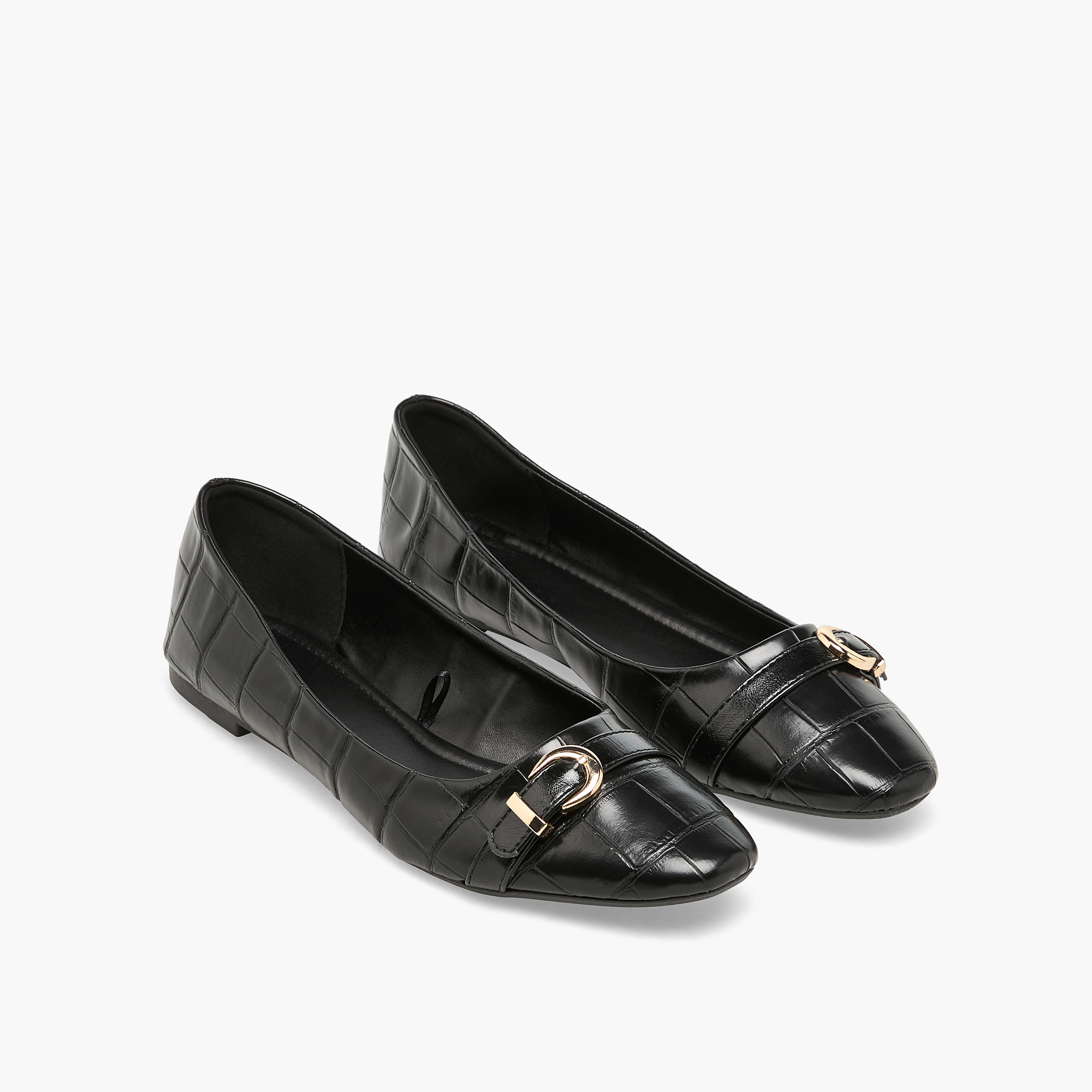 حذاء باليرينا بارز الملمس للنساء من فلورا بيلا-women-shoes-ballerinas-image-1